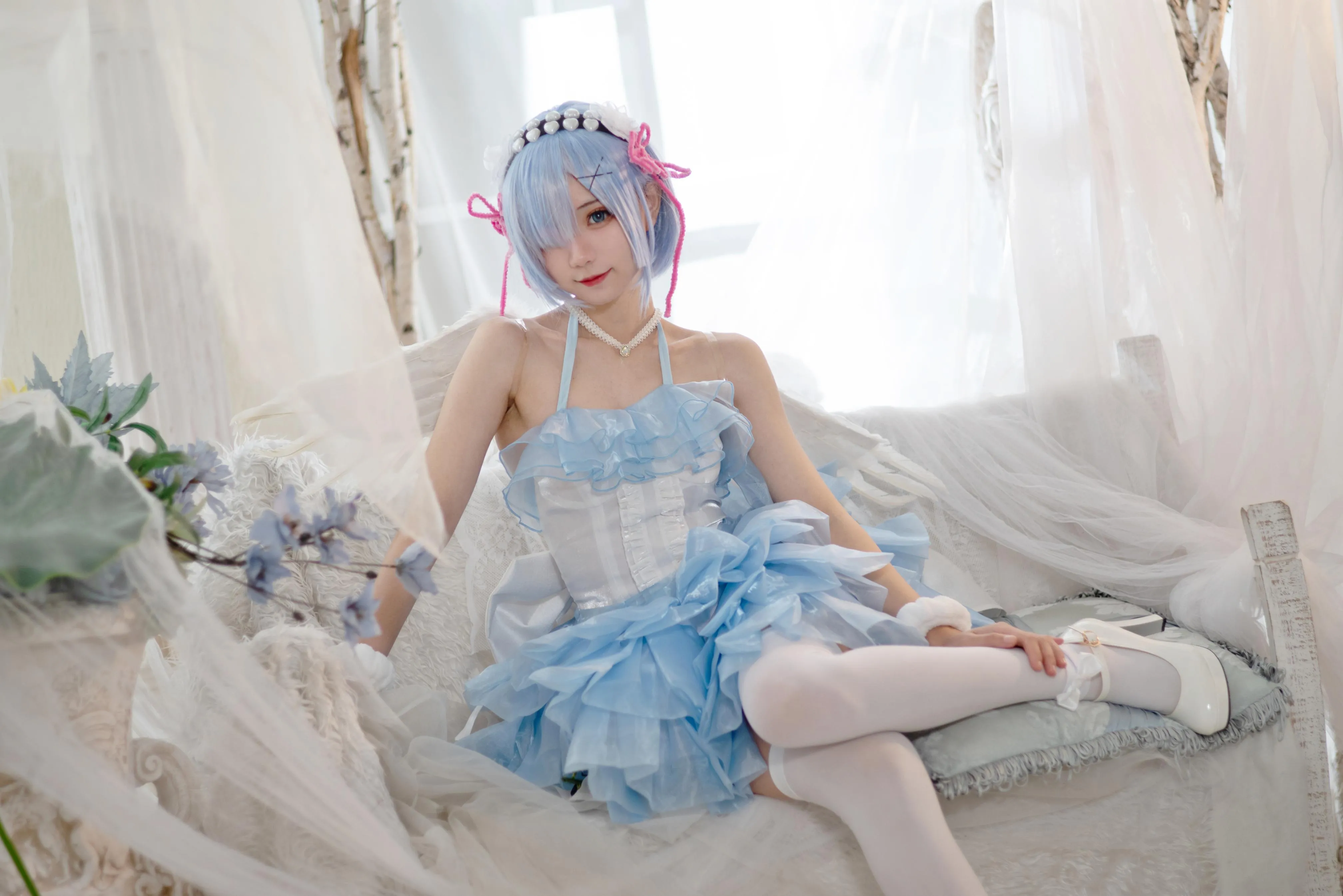 花柒Hana – NO.01 蕾姆大天使正片 [19P]插图8