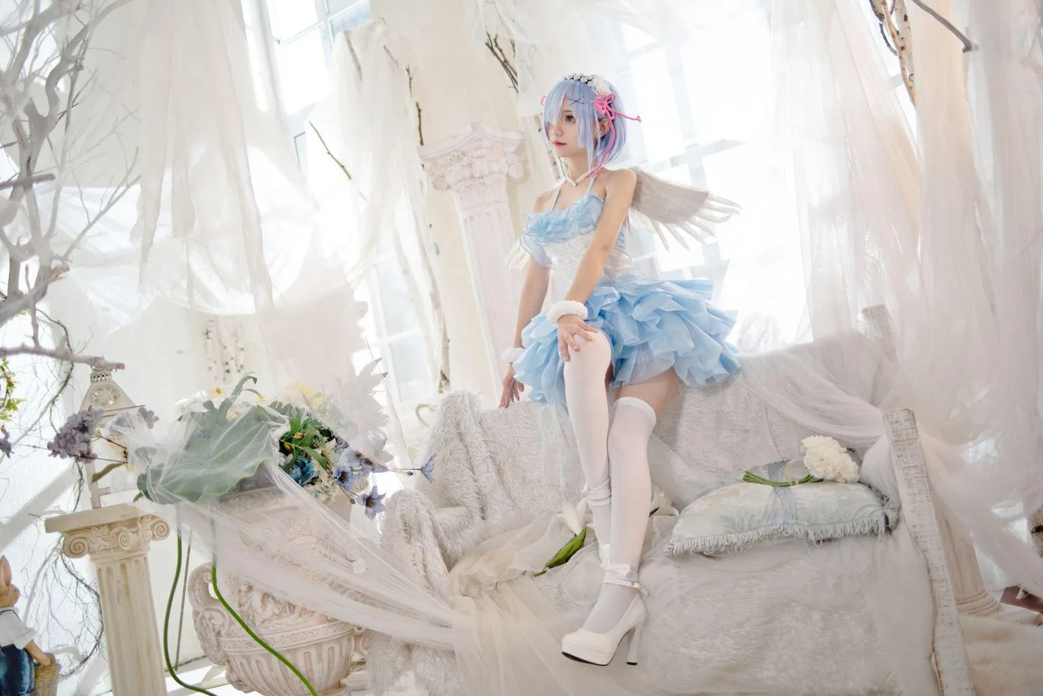 花柒Hana – NO.01 蕾姆大天使正片 [19P]插图