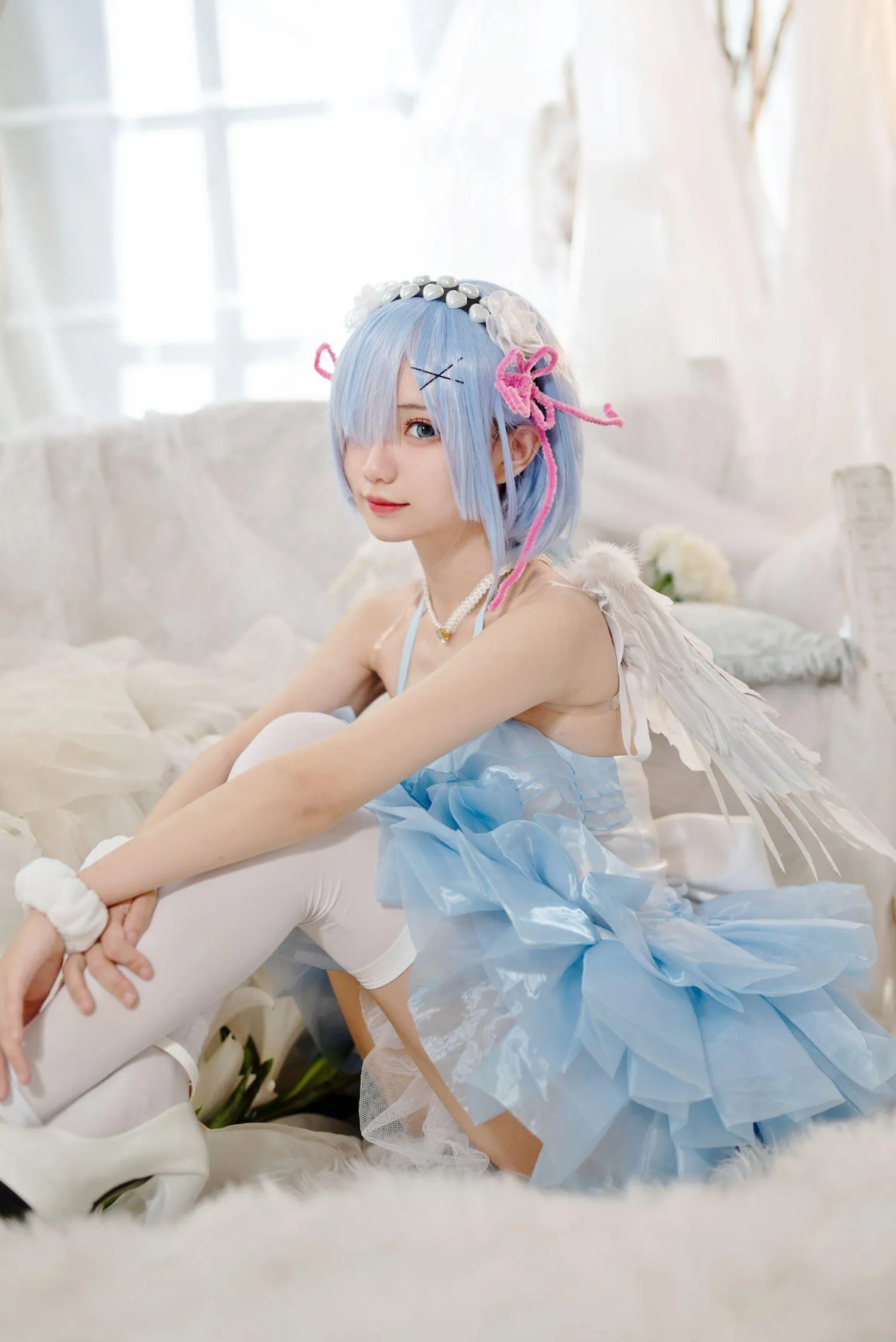 花柒Hana – NO.01 蕾姆大天使正片 [19P]插图3