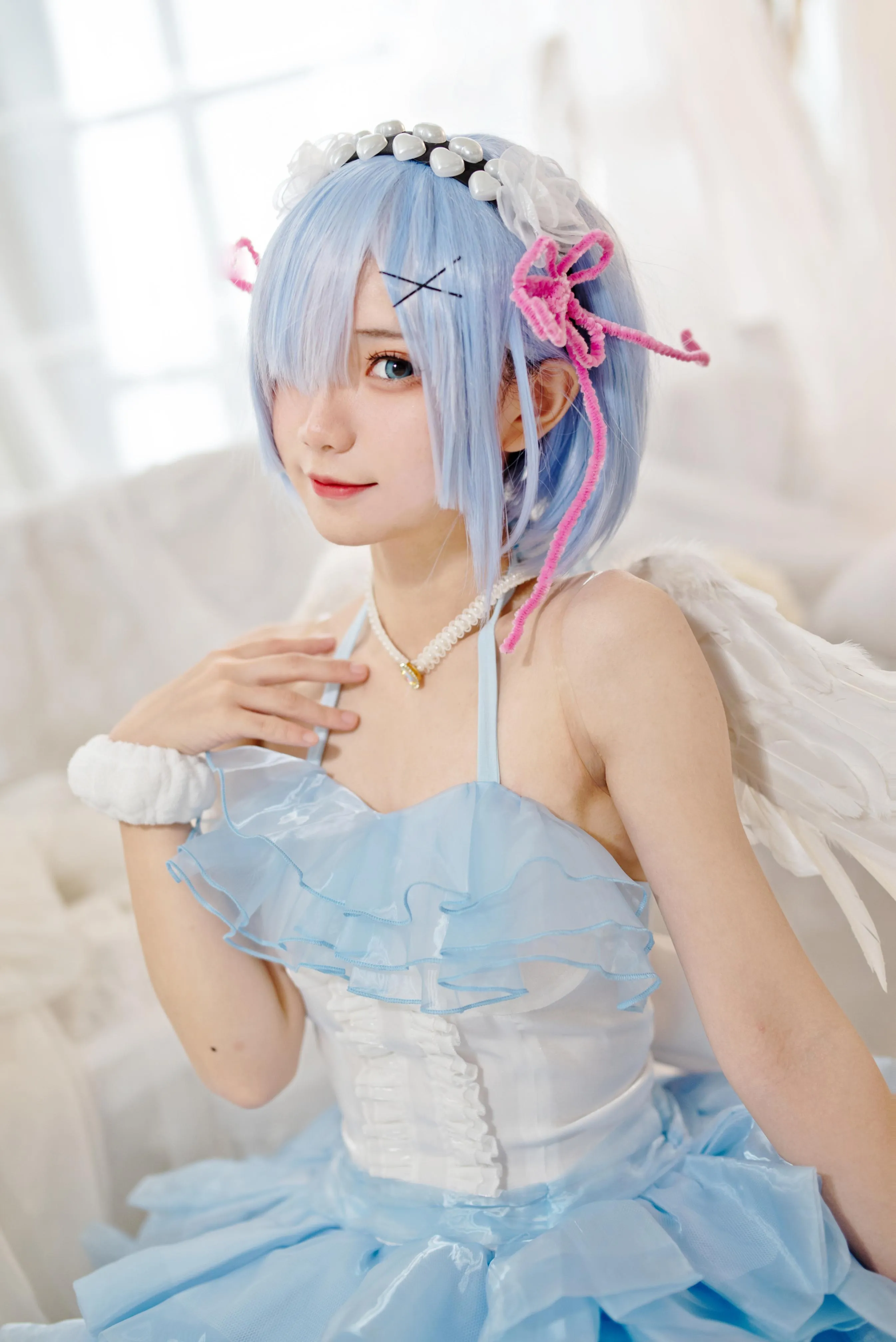 花柒Hana – NO.01 蕾姆大天使正片 [19P]插图5