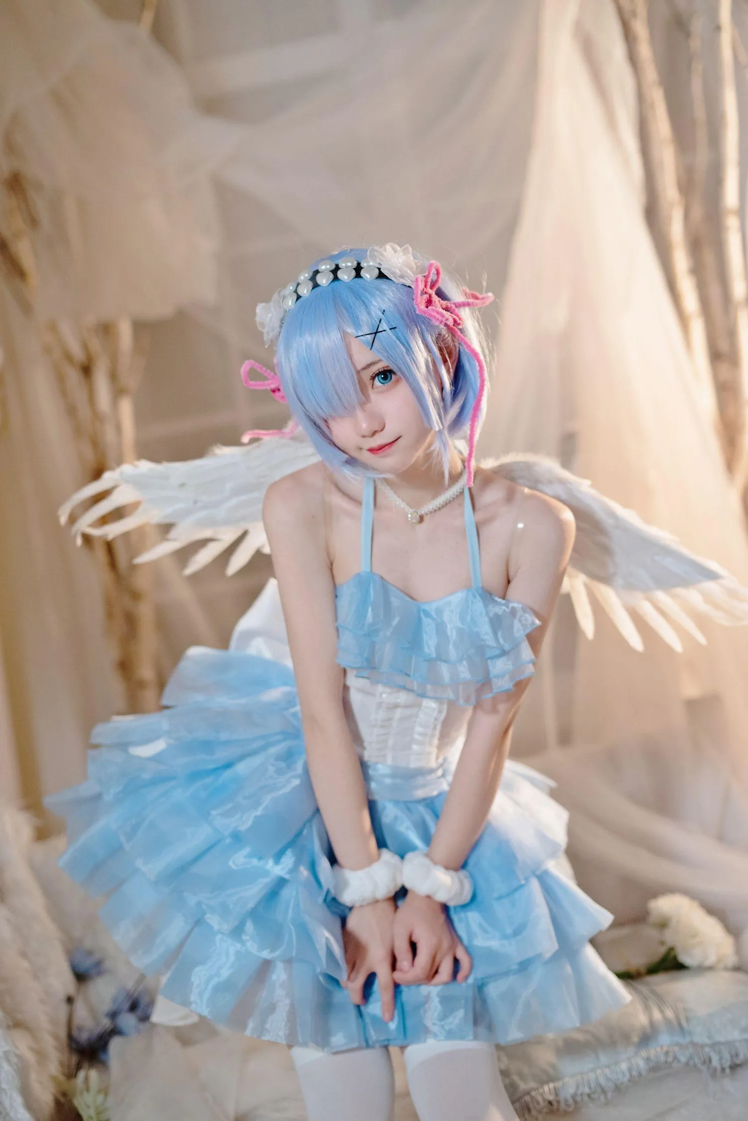 花柒Hana – NO.01 蕾姆大天使正片 [19P]插图8