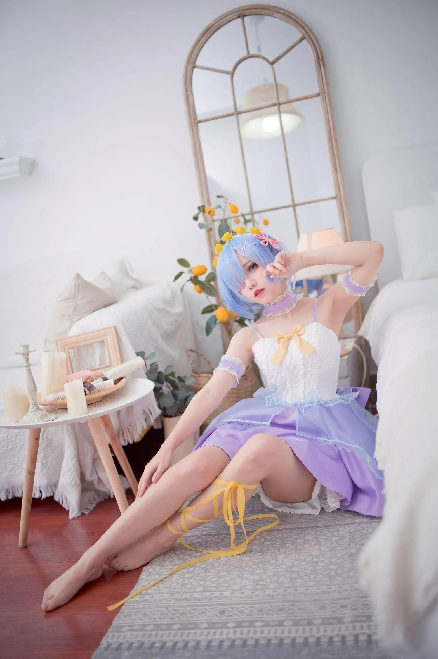 花柒Hana – NO.02 蕾姆CLEAR DRESS [15P]插图1