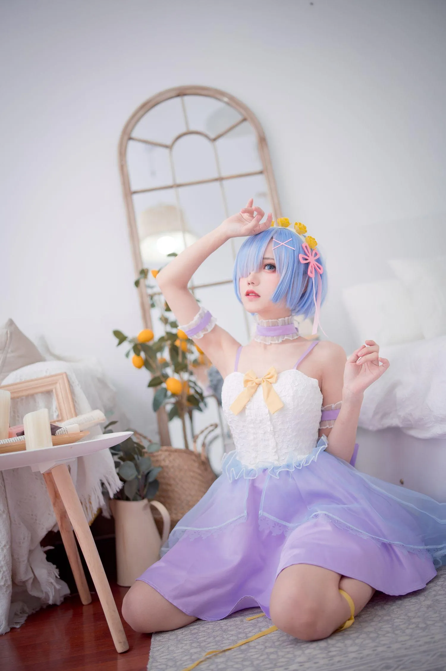 花柒Hana – NO.02 蕾姆CLEAR DRESS [15P]插图2