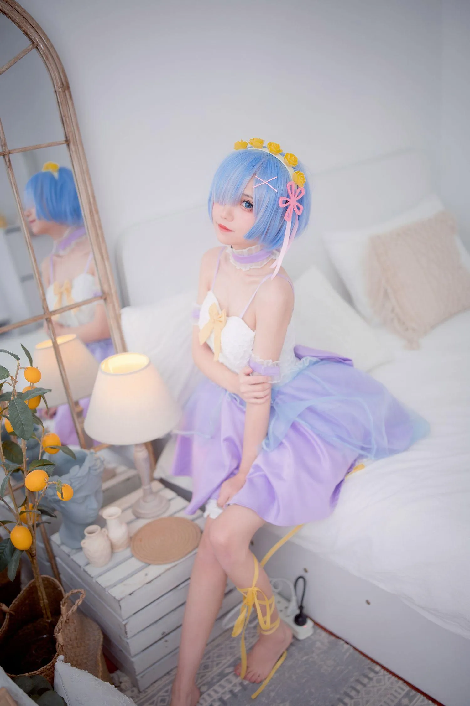 花柒Hana – NO.02 蕾姆CLEAR DRESS [15P]插图4