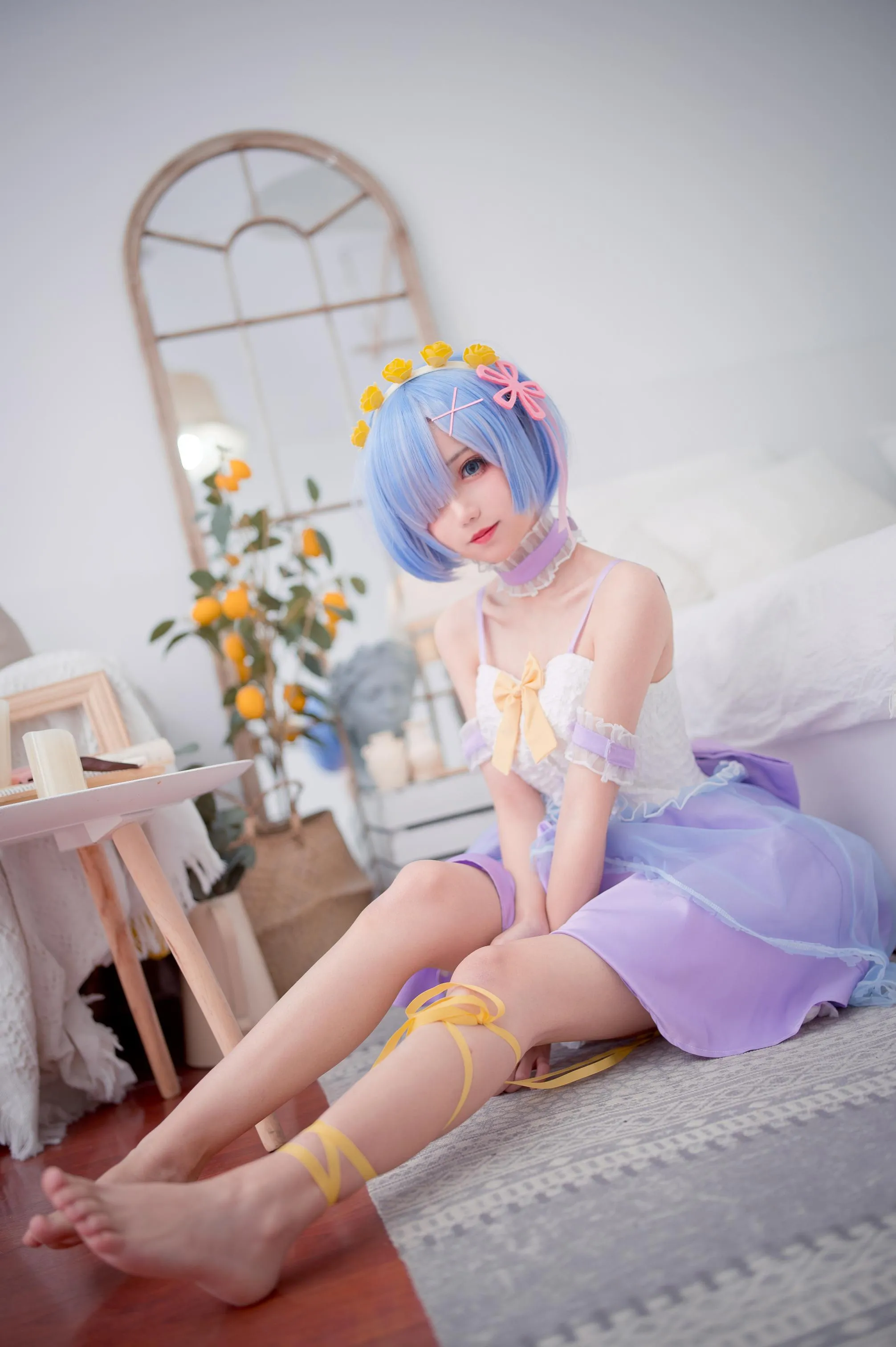 花柒Hana – NO.02 蕾姆CLEAR DRESS [15P]插图5