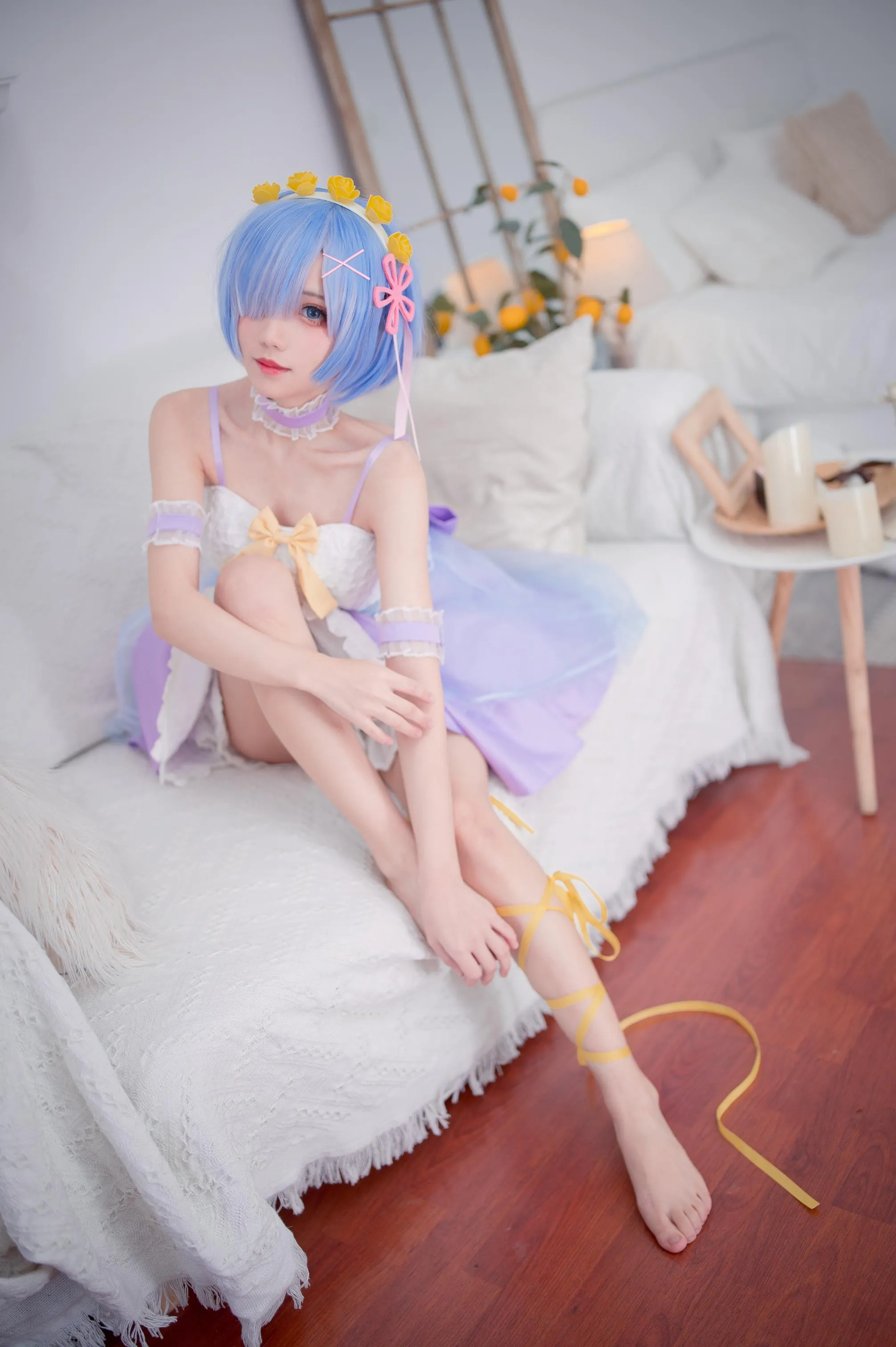 花柒Hana – NO.02 蕾姆CLEAR DRESS [15P]插图6