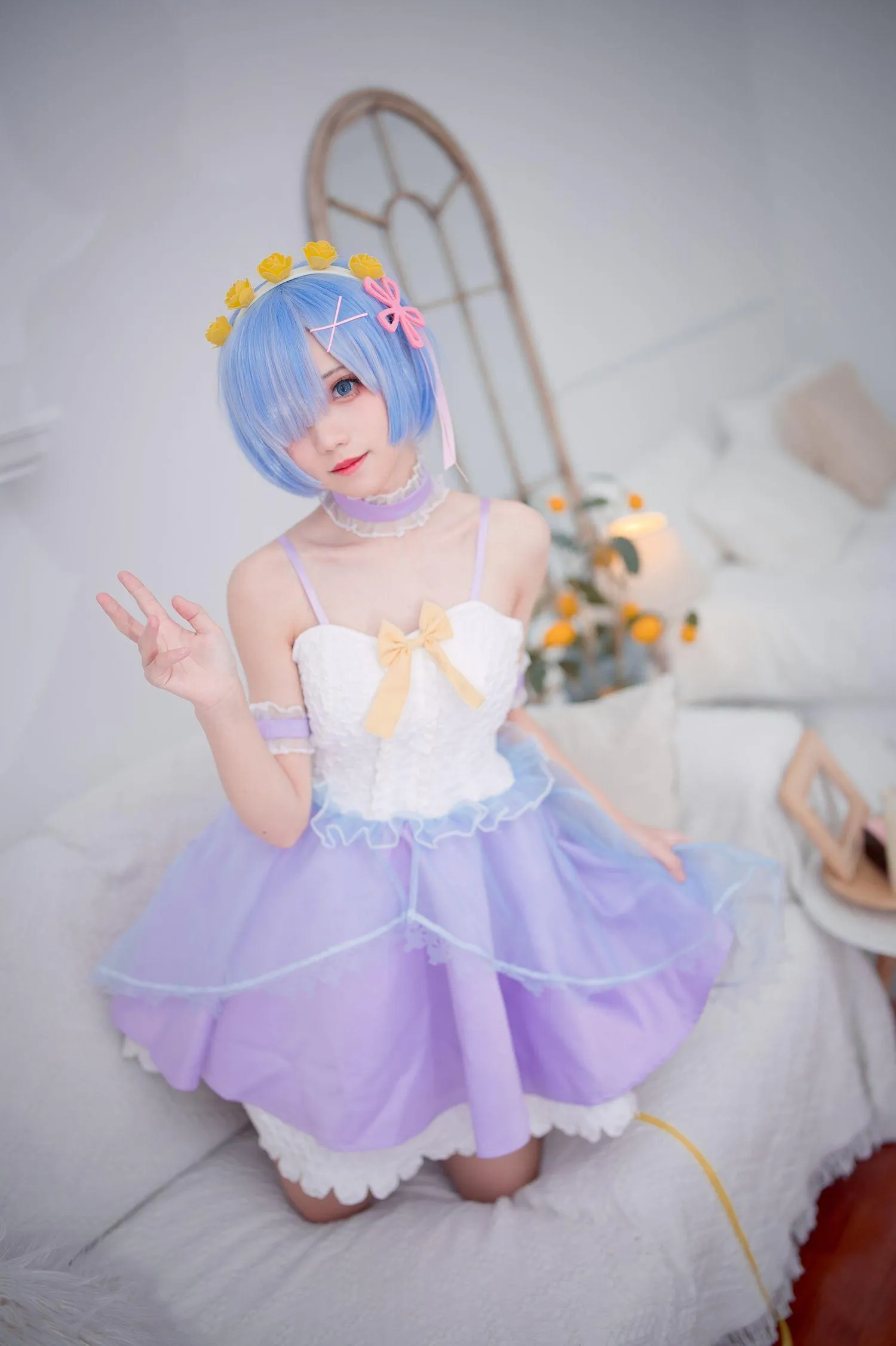 花柒Hana – NO.02 蕾姆CLEAR DRESS [15P]插图8