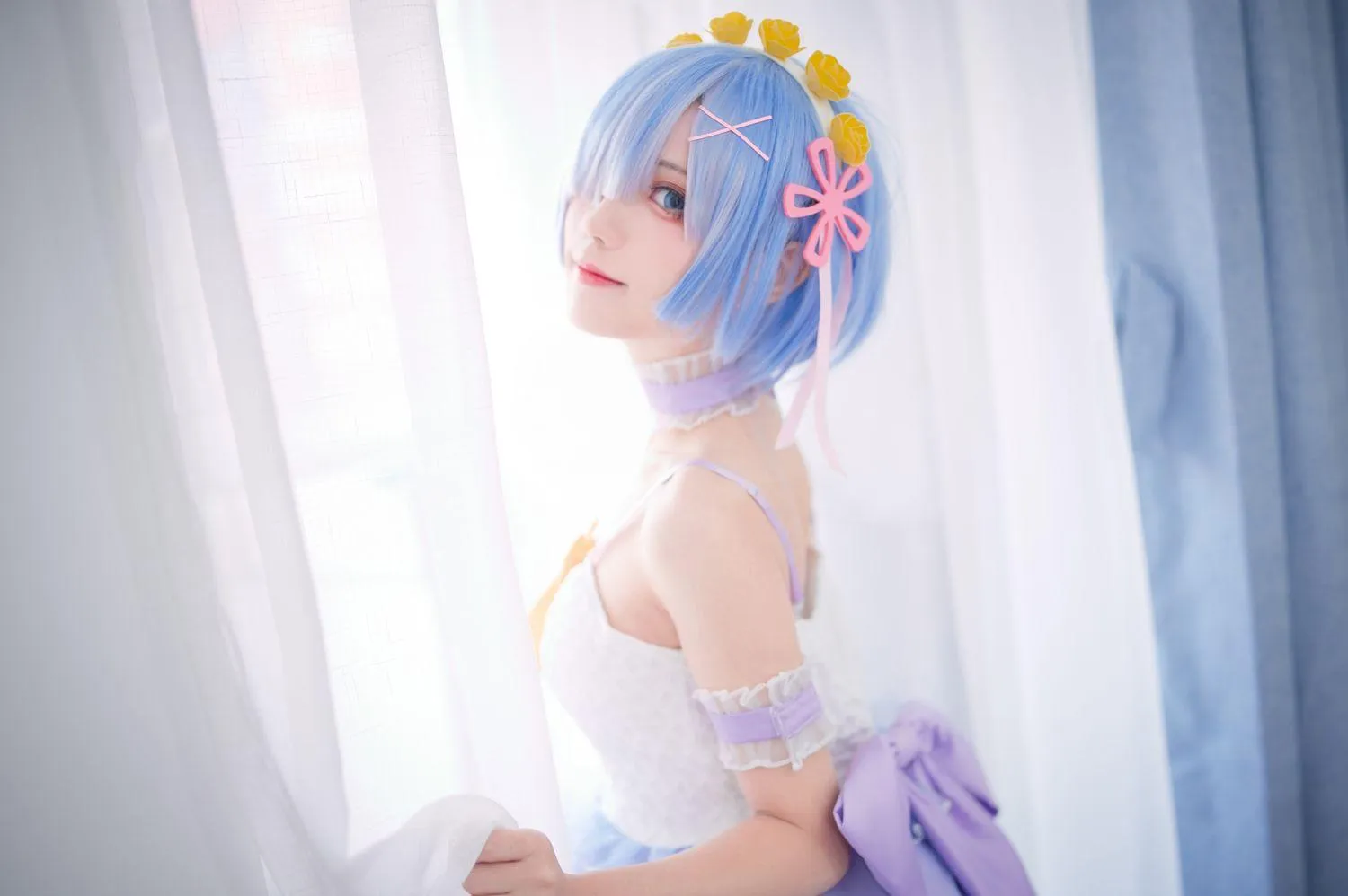 花柒Hana – NO.02 蕾姆CLEAR DRESS [15P]插图1