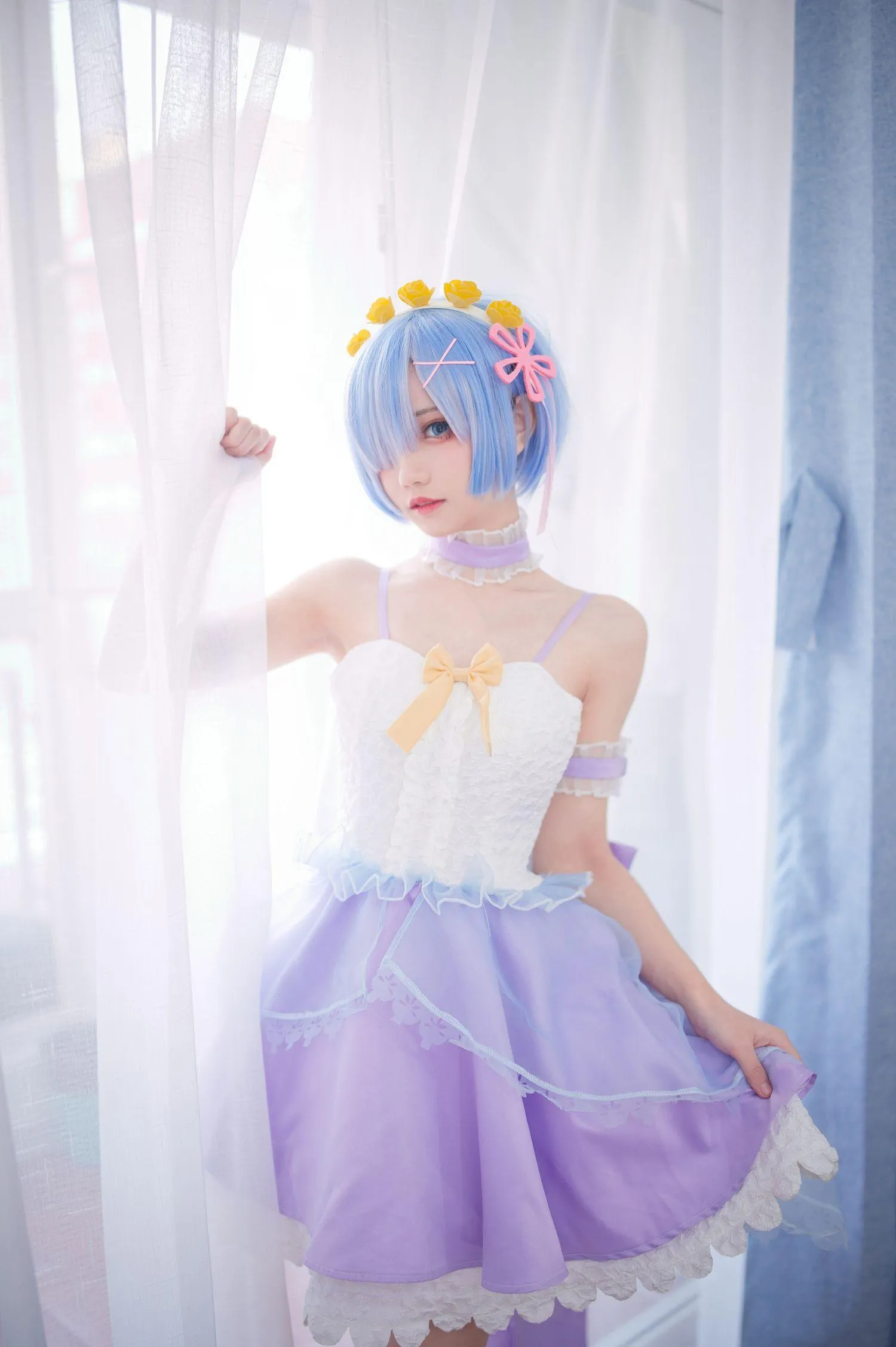花柒Hana – NO.02 蕾姆CLEAR DRESS [15P]插图2