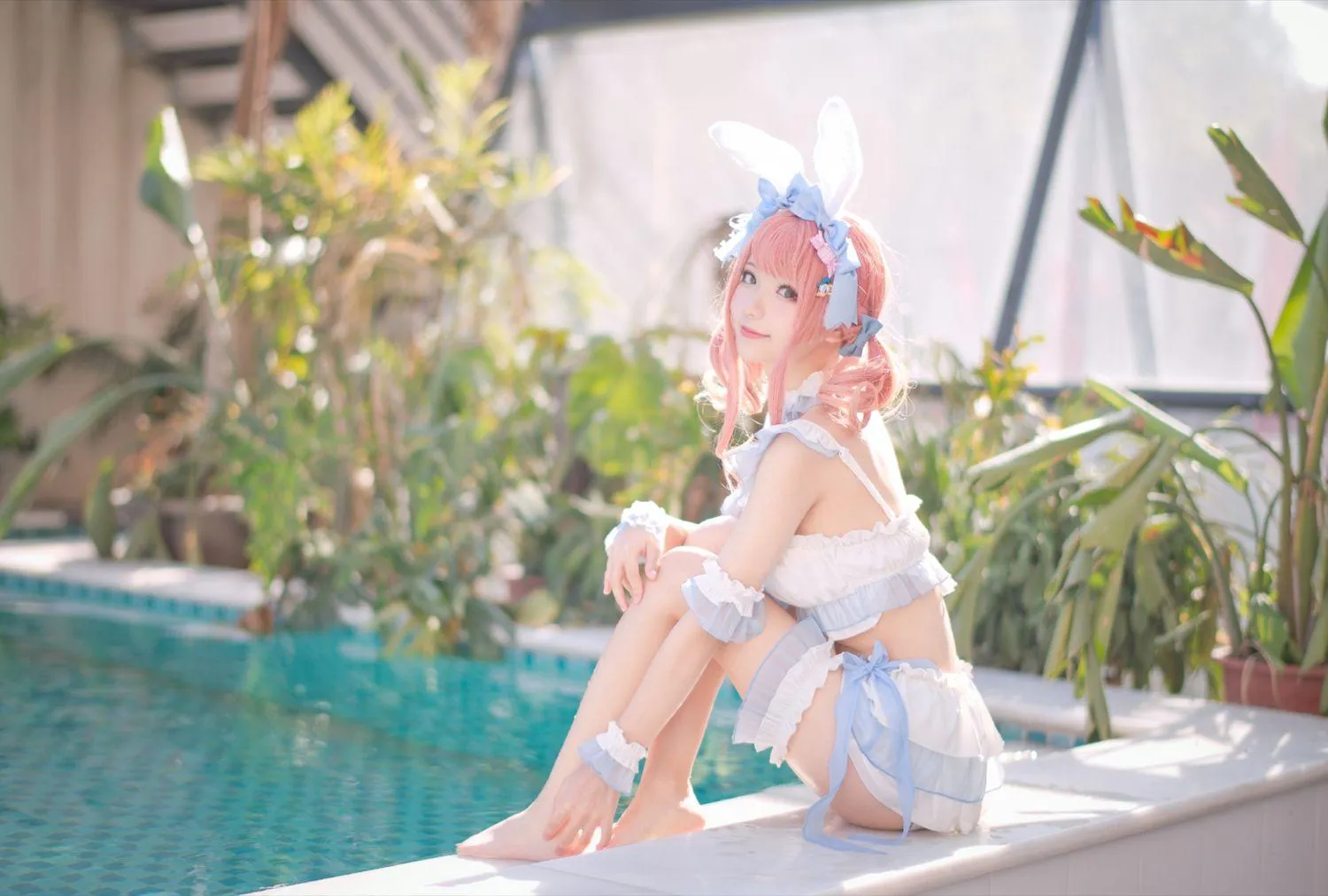 花柒Hana – NO.04 夏日甜芯泳装写真 [37P]插图