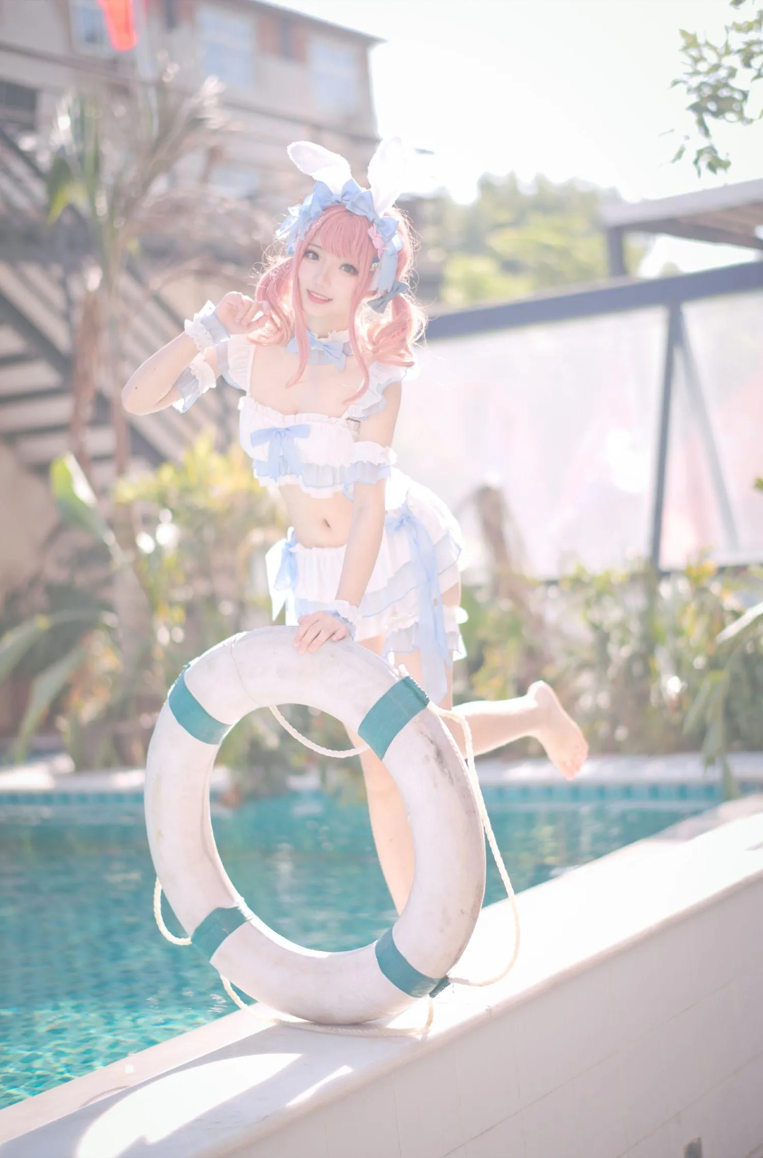 花柒Hana – NO.04 夏日甜芯泳装写真 [37P]插图3