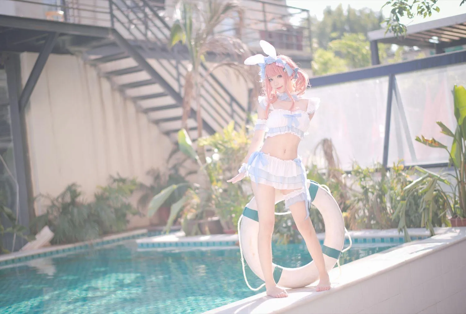 花柒Hana – NO.04 夏日甜芯泳装写真 [37P]插图4
