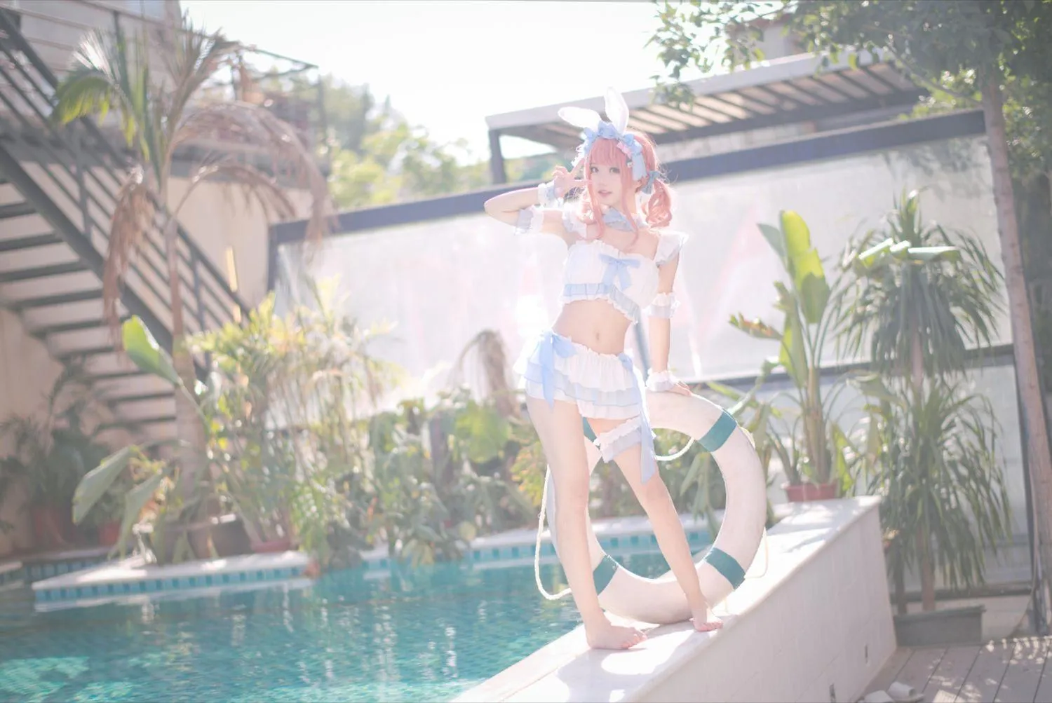 花柒Hana – NO.04 夏日甜芯泳装写真 [37P]插图5