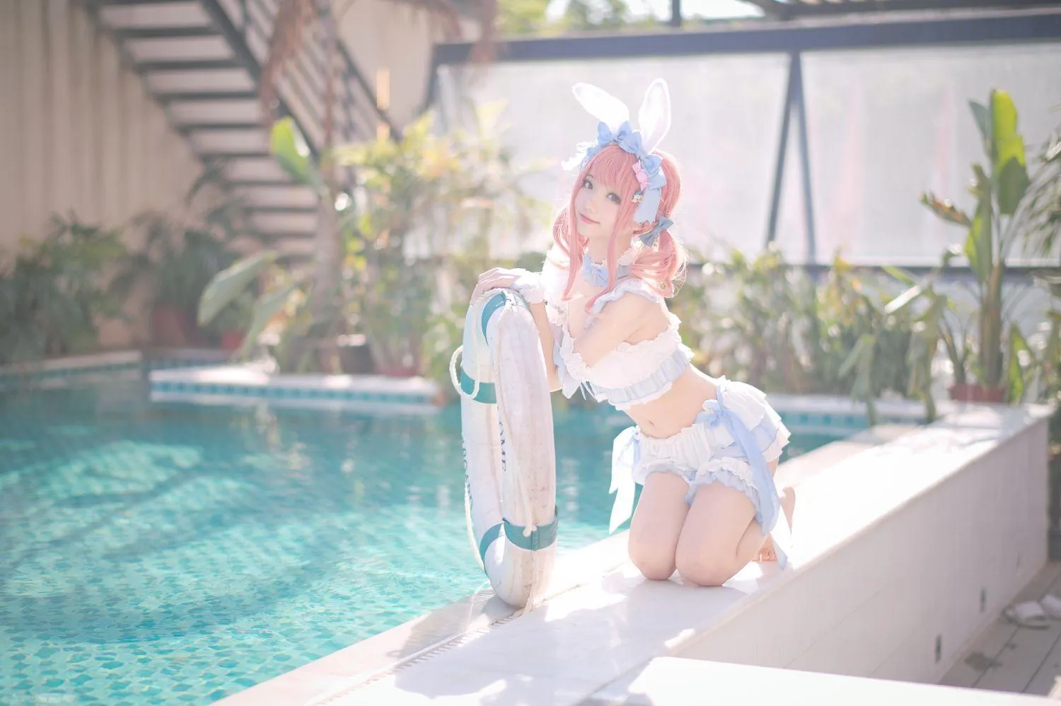 花柒Hana – NO.04 夏日甜芯泳装写真 [37P]插图6