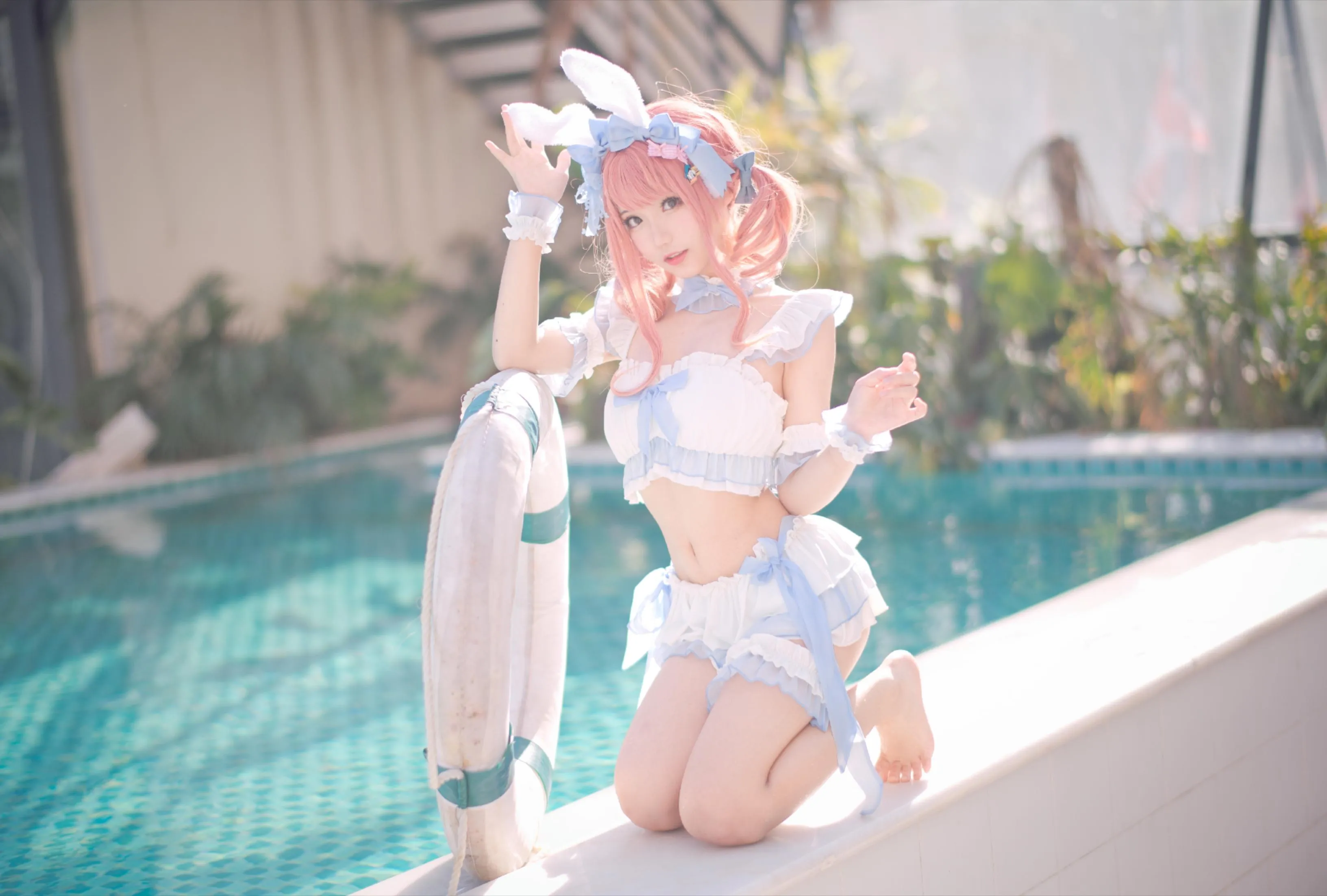 花柒Hana – NO.04 夏日甜芯泳装写真 [37P]插图7
