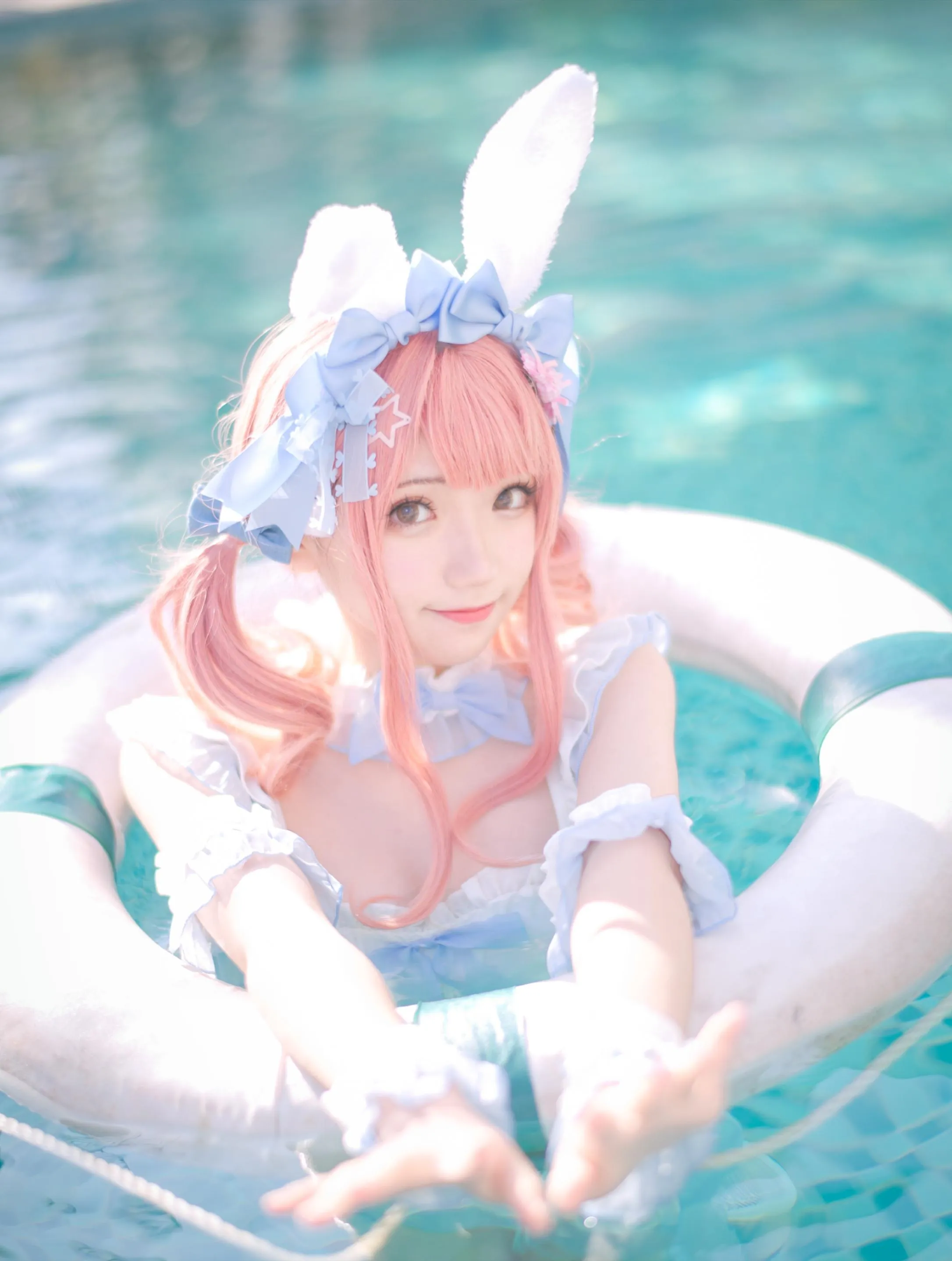 花柒Hana – NO.04 夏日甜芯泳装写真 [37P]插图3