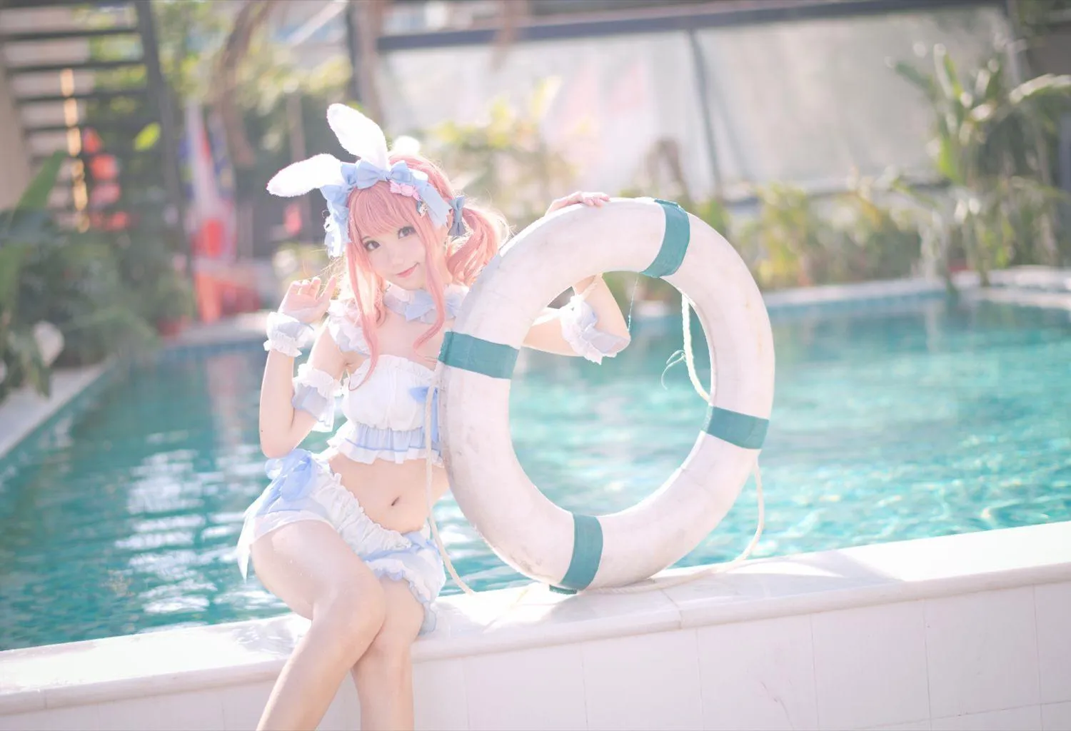 花柒Hana – NO.04 夏日甜芯泳装写真 [37P]插图7