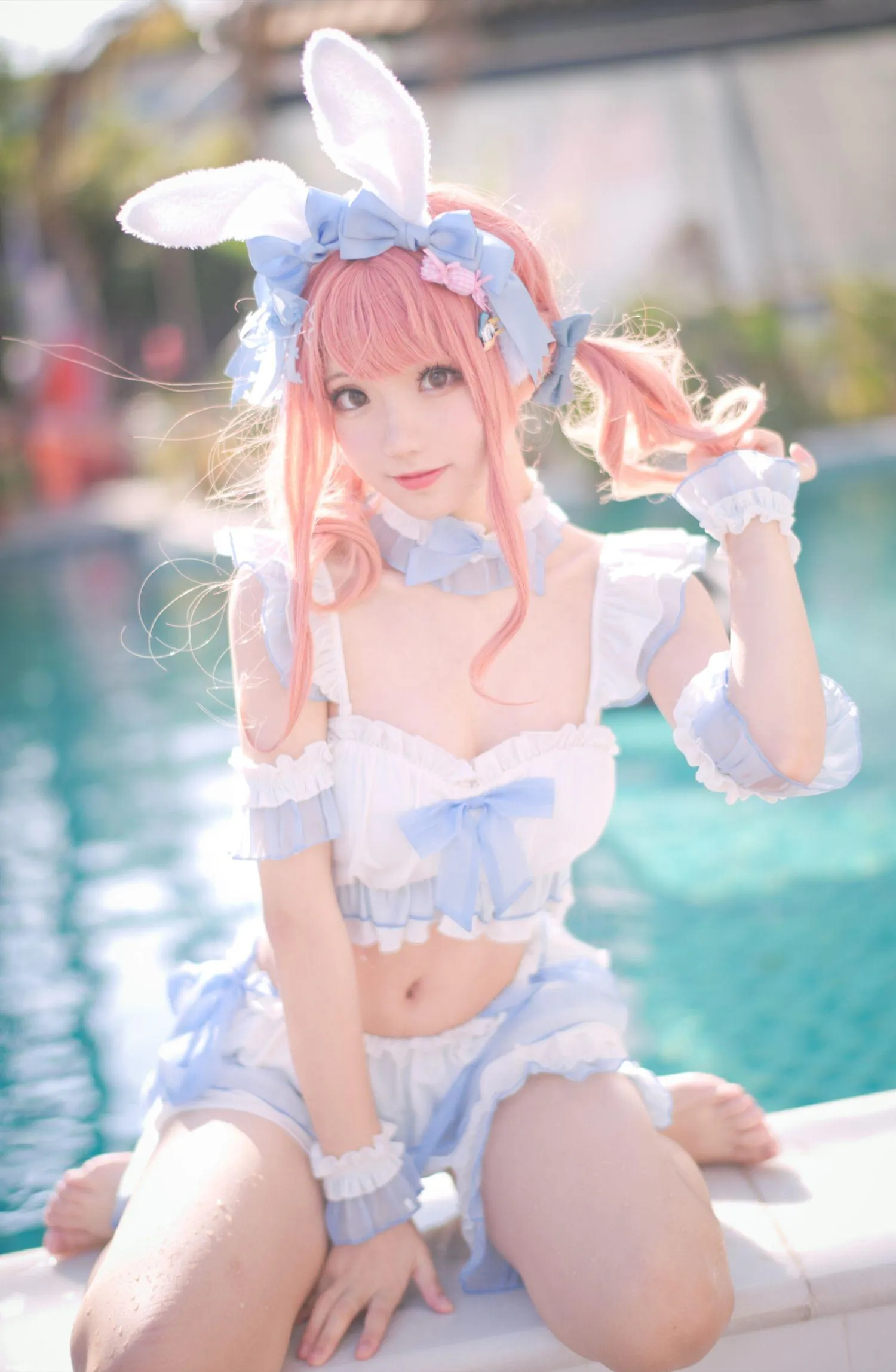 花柒Hana – NO.04 夏日甜芯泳装写真 [37P]插图