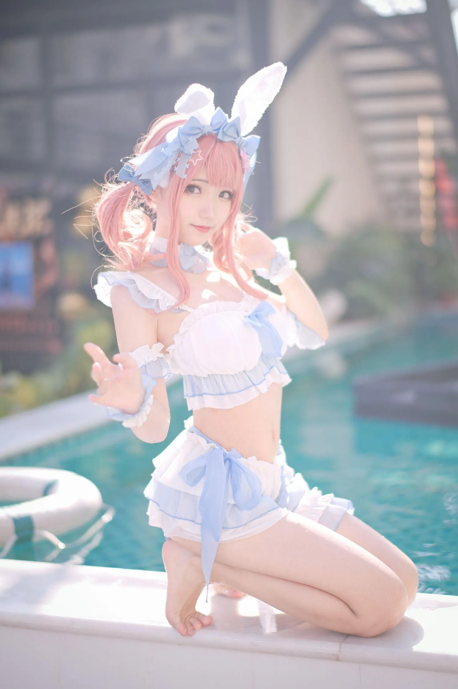花柒Hana – NO.04 夏日甜芯泳装写真 [37P]插图1