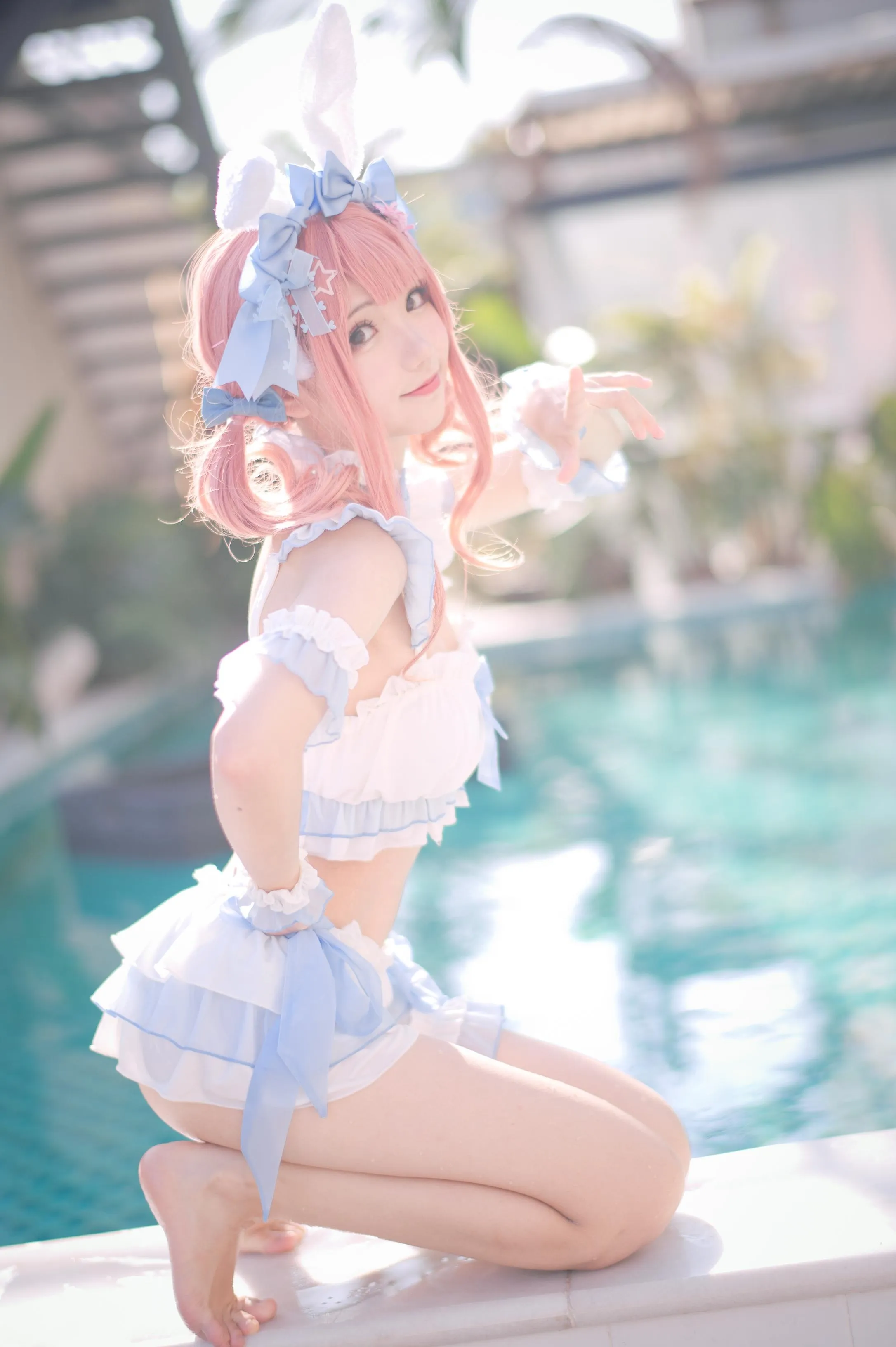 花柒Hana – NO.04 夏日甜芯泳装写真 [37P]插图2