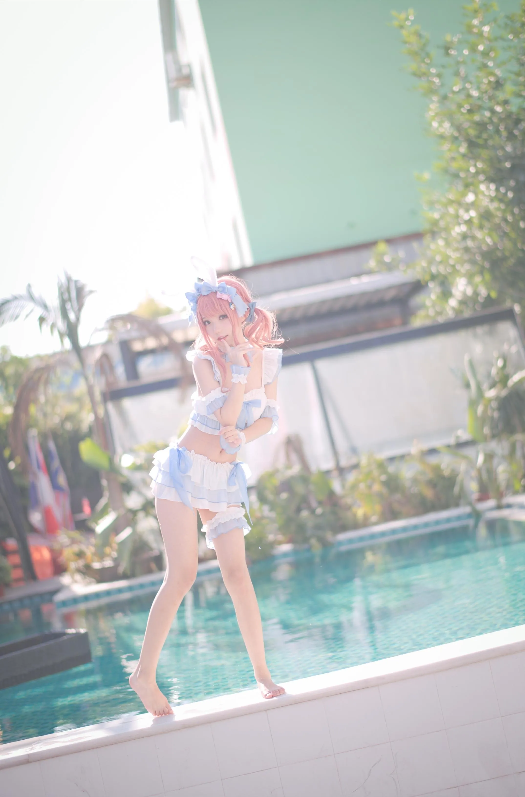 花柒Hana – NO.04 夏日甜芯泳装写真 [37P]插图3