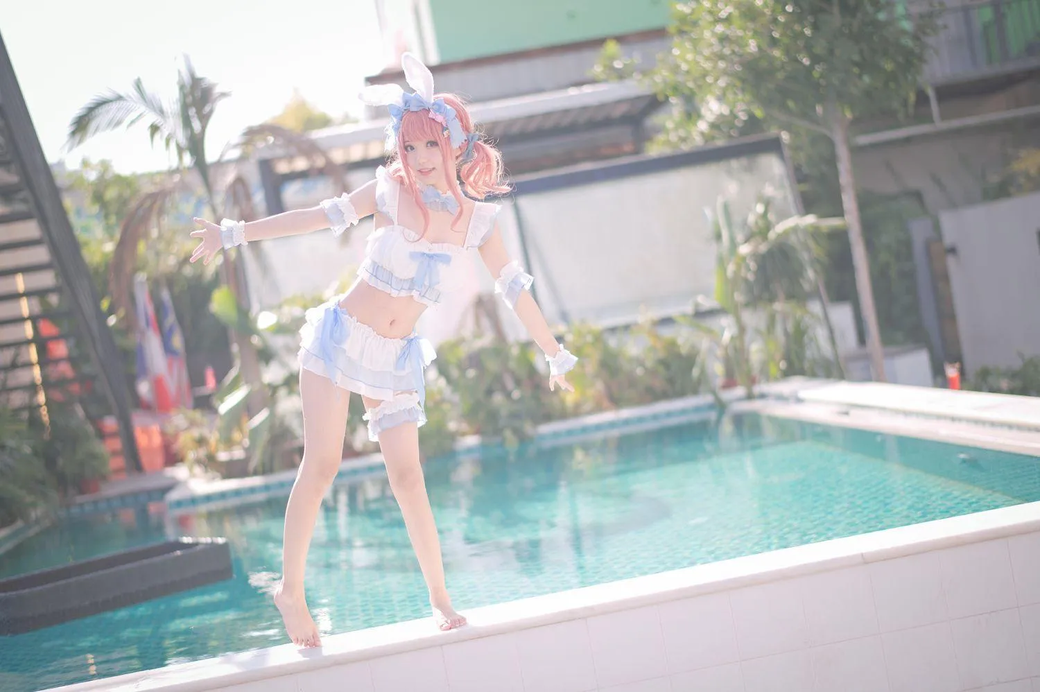 花柒Hana – NO.04 夏日甜芯泳装写真 [37P]插图4