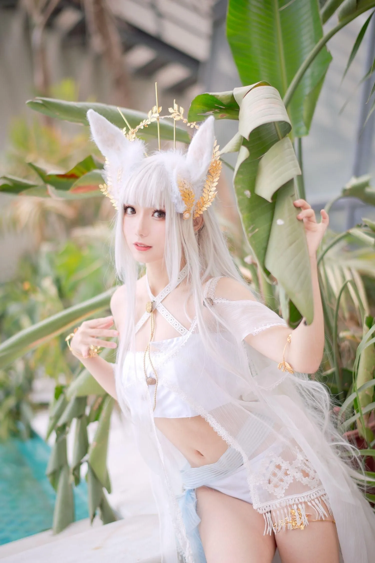 花柒Hana – NO.06 白金cos泳装 [18P]插图7