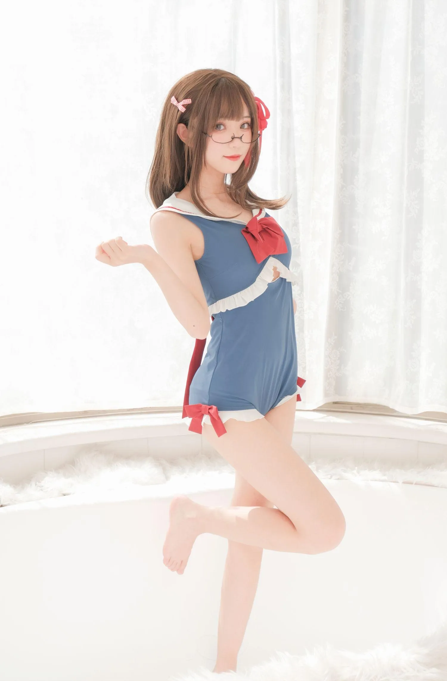 花柒Hana – NO.07 白雪姬泳装 [26P]插图