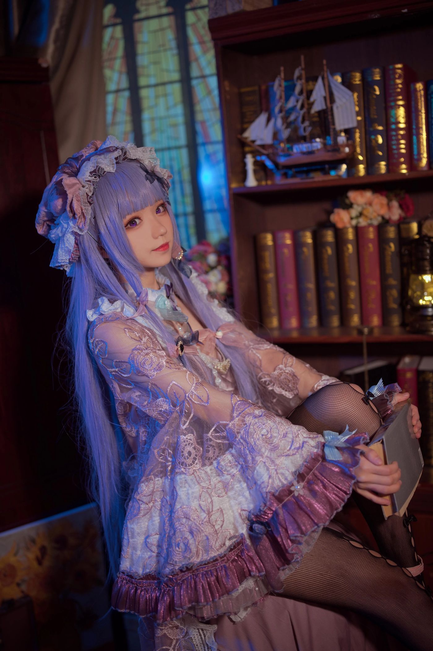 花柒Hana – NO.10 帕秋莉睡衣 [13P]插图8