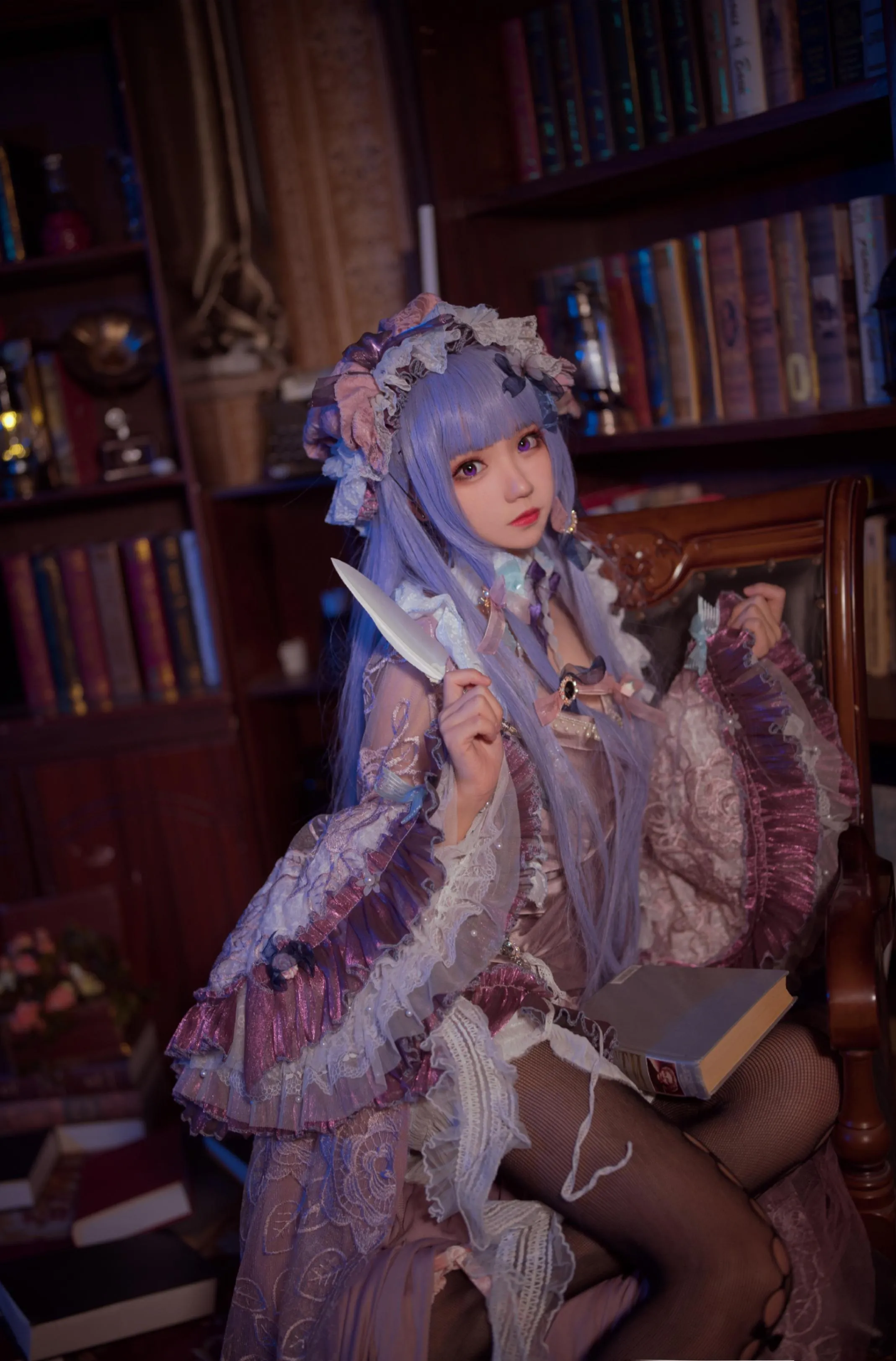 花柒Hana – NO.10 帕秋莉睡衣 [13P]插图1