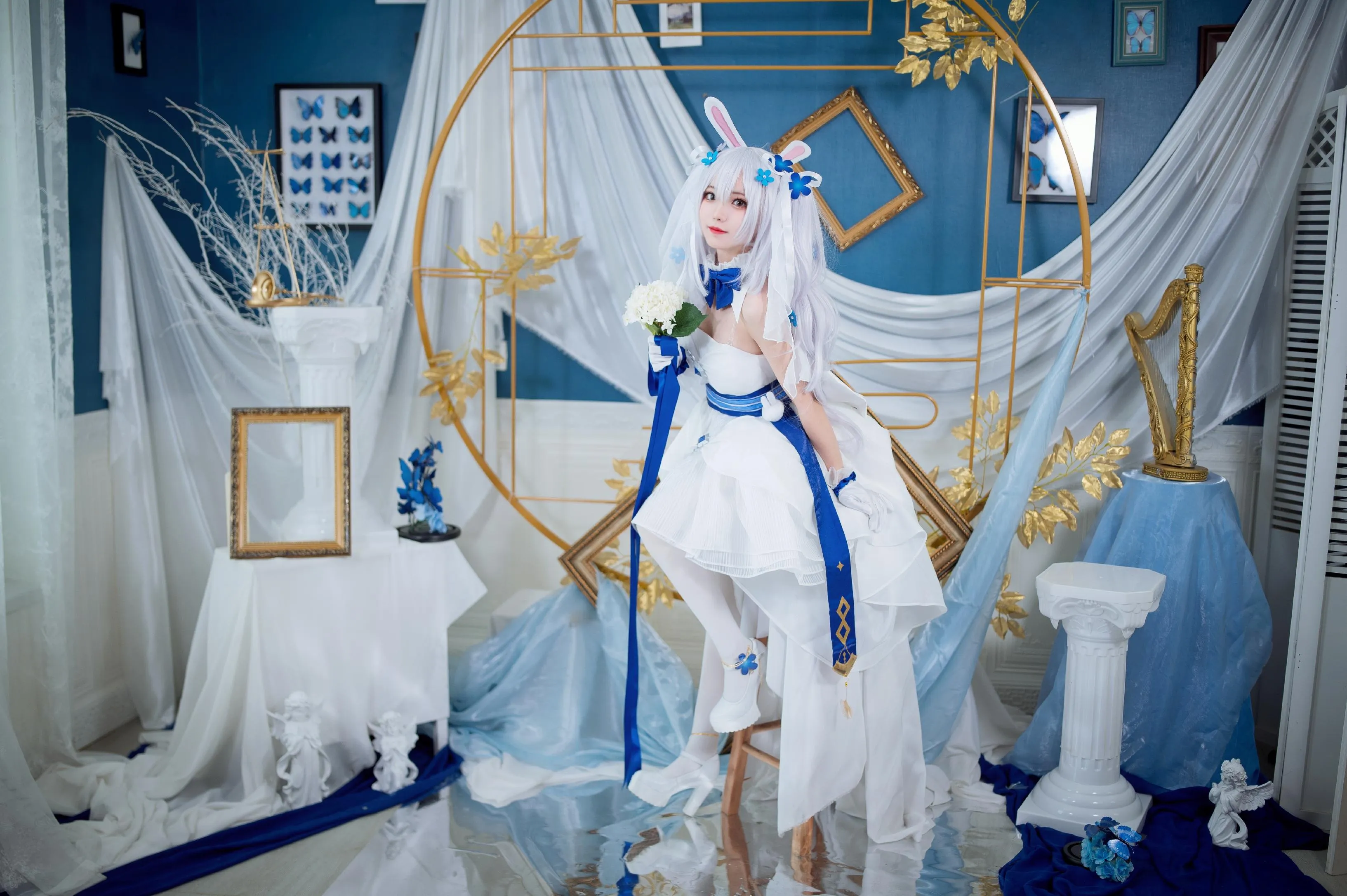 花柒Hana – NO.14 拉菲花嫁 [28P]插图5