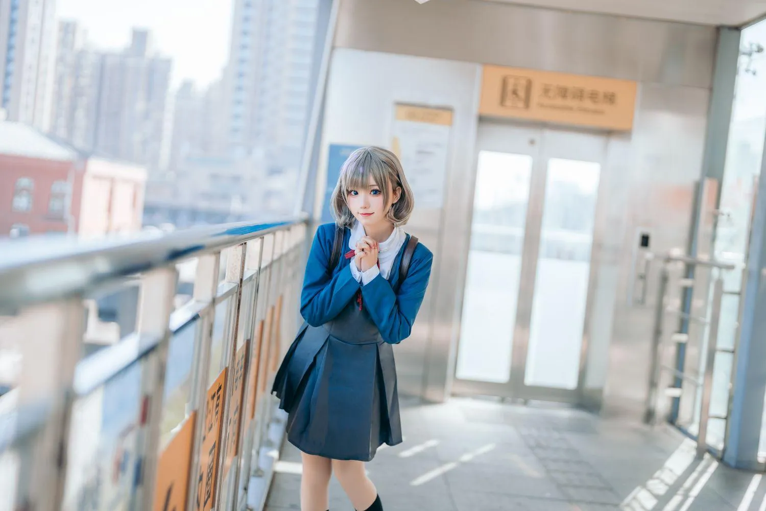 花柒Hana – NO.19 唐可可校服 [15P]插图2