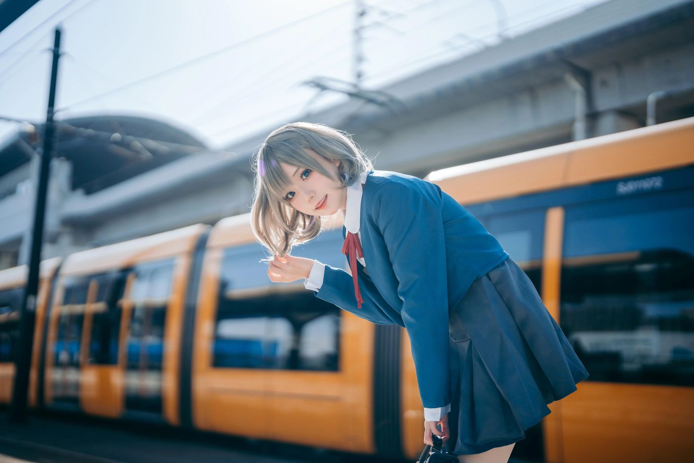 花柒Hana – NO.19 唐可可校服 [15P]插图5