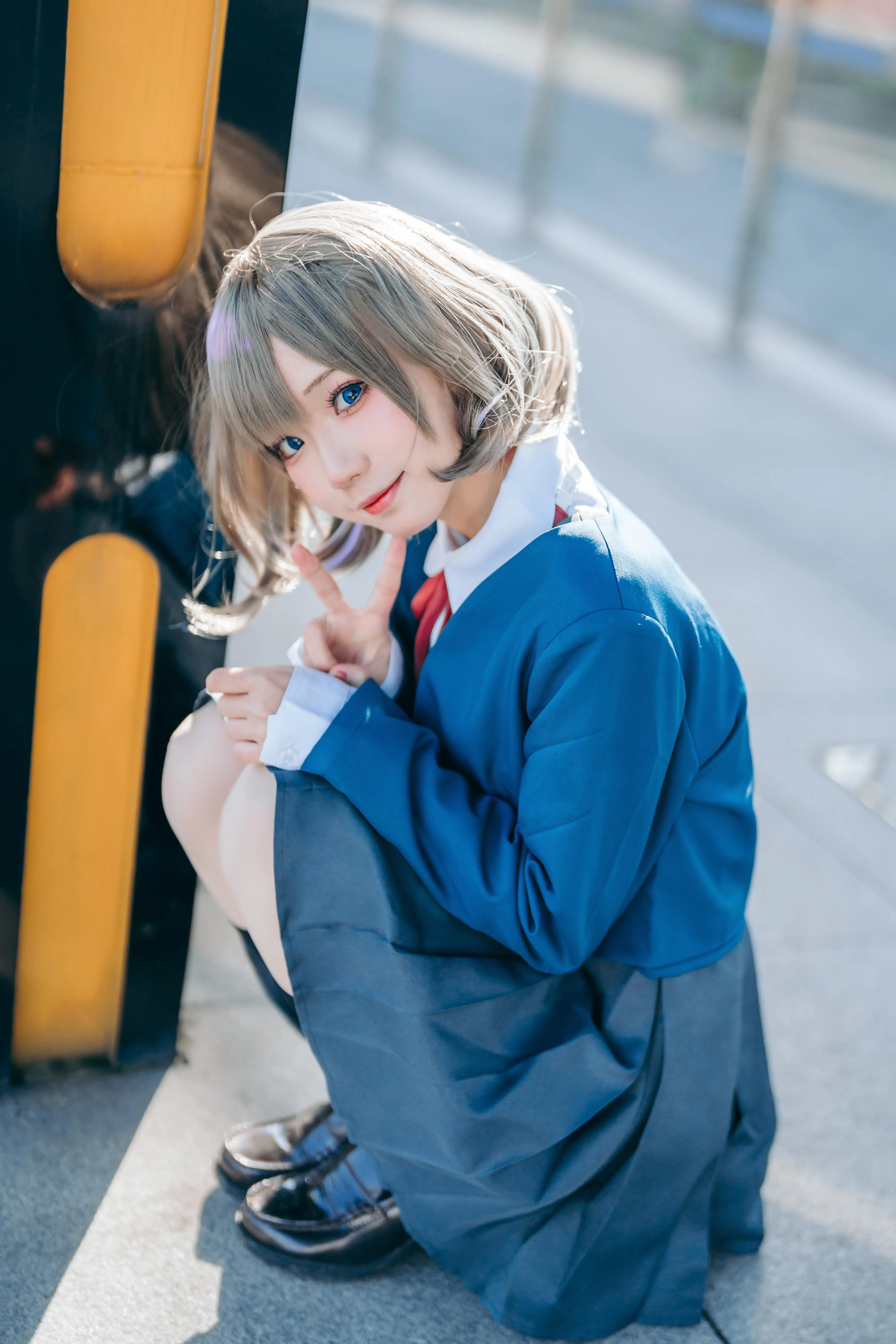 花柒Hana – NO.19 唐可可校服 [15P]插图6