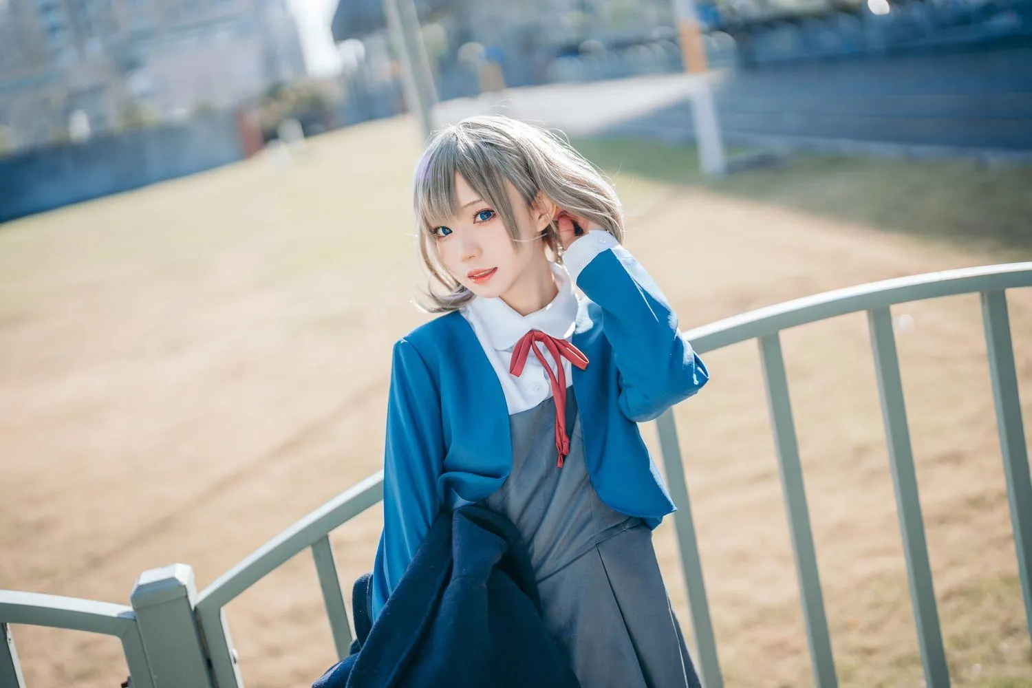 花柒Hana – NO.19 唐可可校服 [15P]插图1