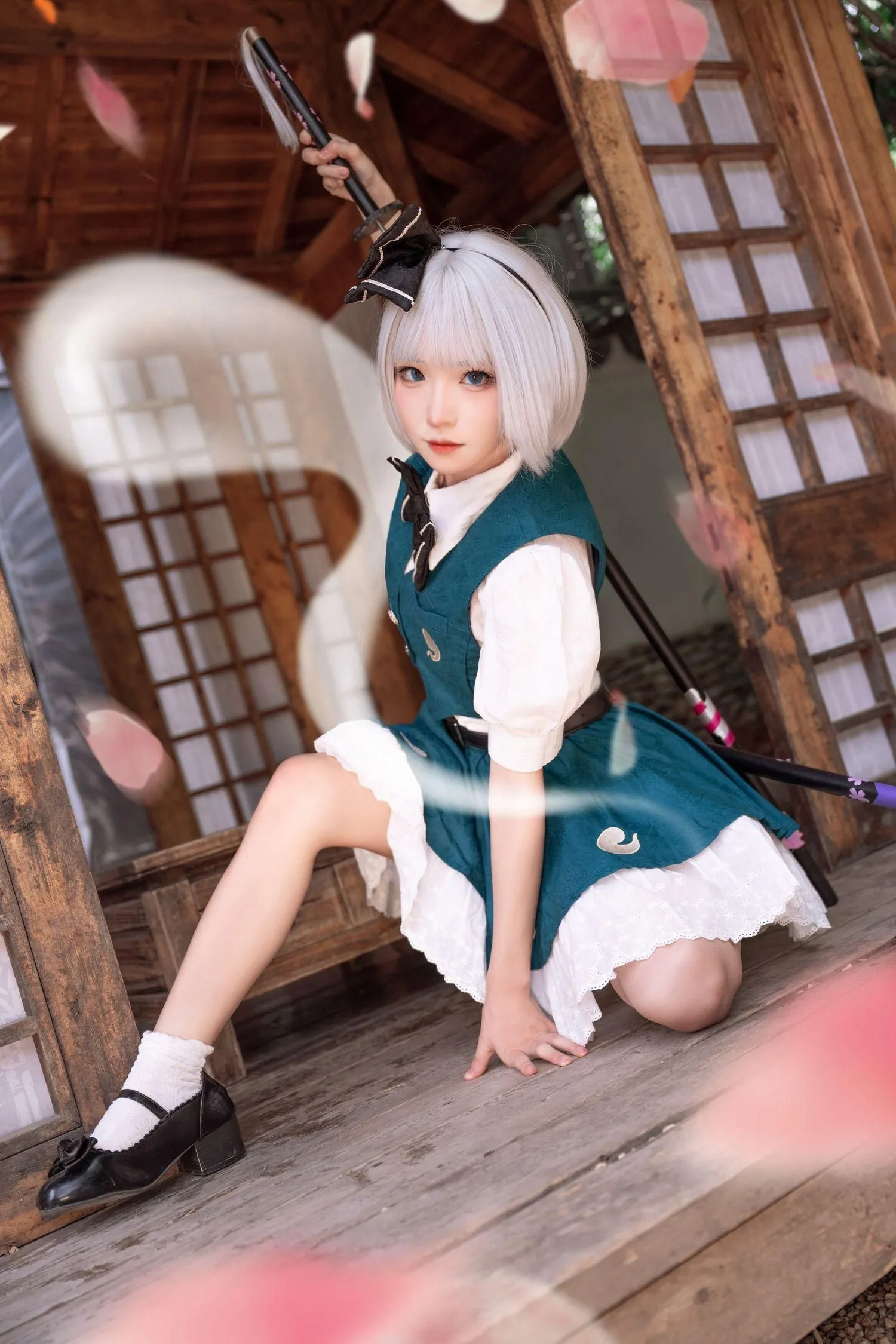 花柒Hana – NO.24 魂魄妖梦cos夏版 [15P]插图5