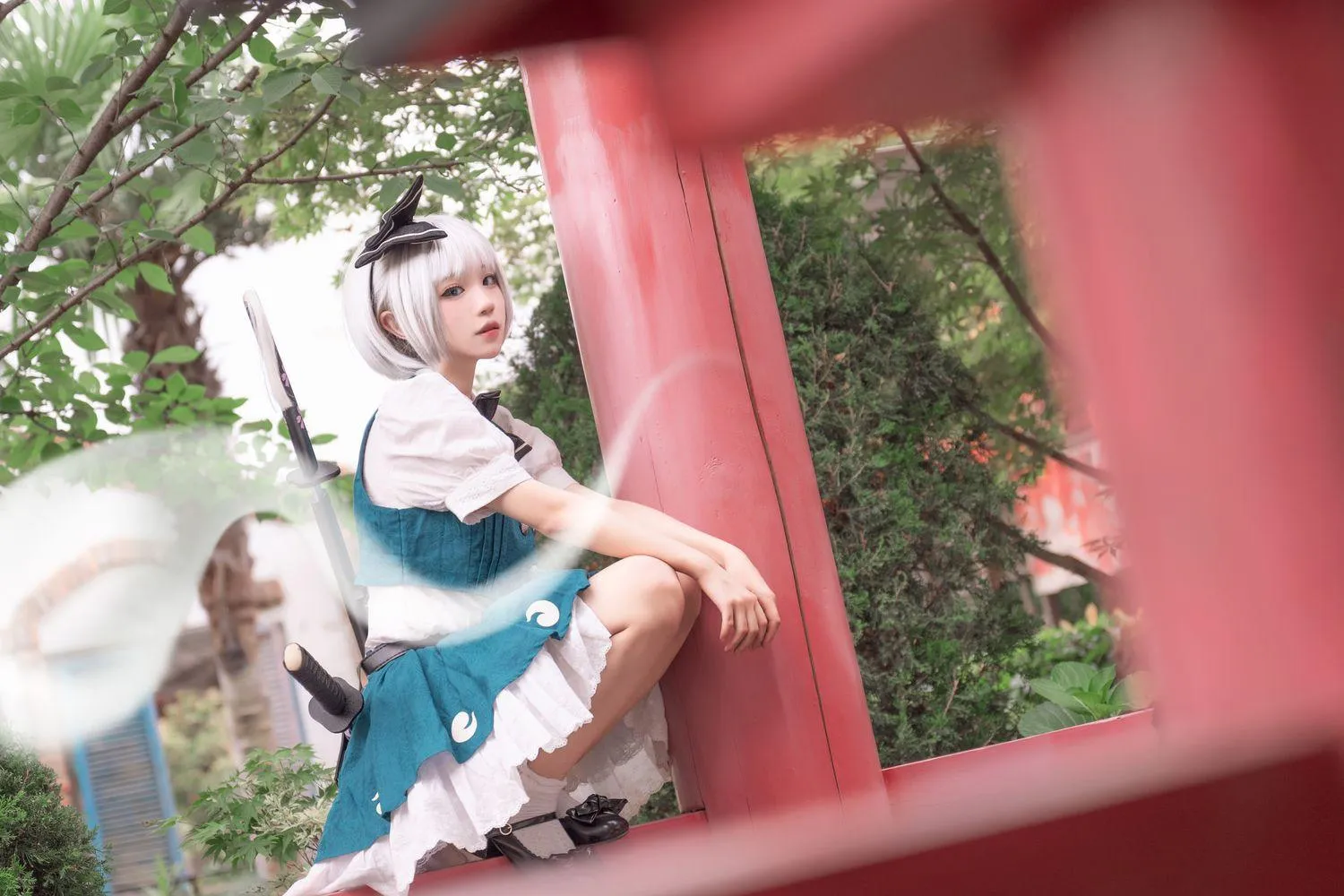 花柒Hana – NO.24 魂魄妖梦cos夏版 [15P]插图4