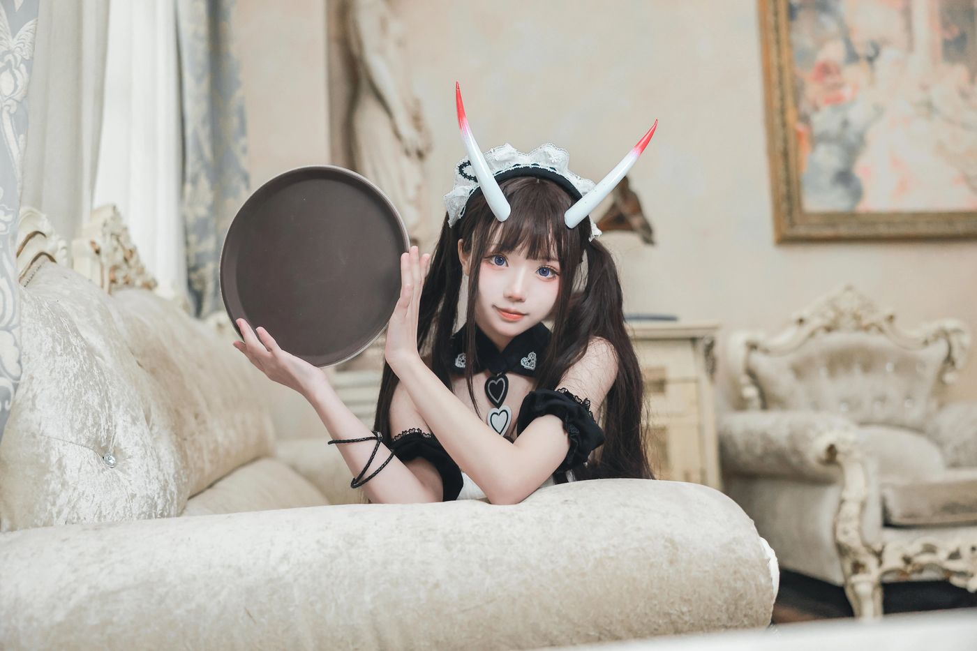 花柒Hana – NO.25 能代女仆 [21P]插图4