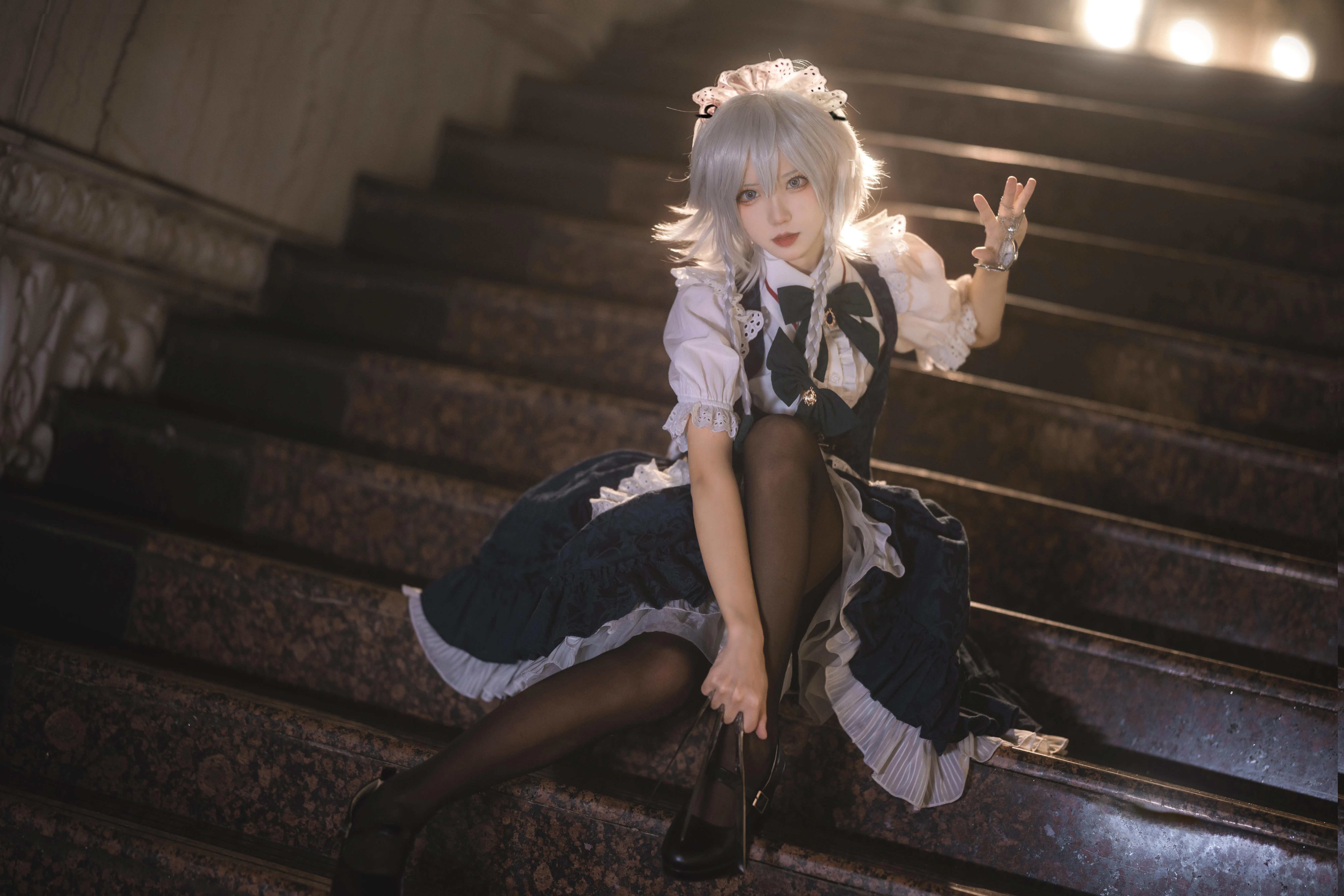 花柒Hana – NO.26 星雨咲夜女仆 [9P]插图7