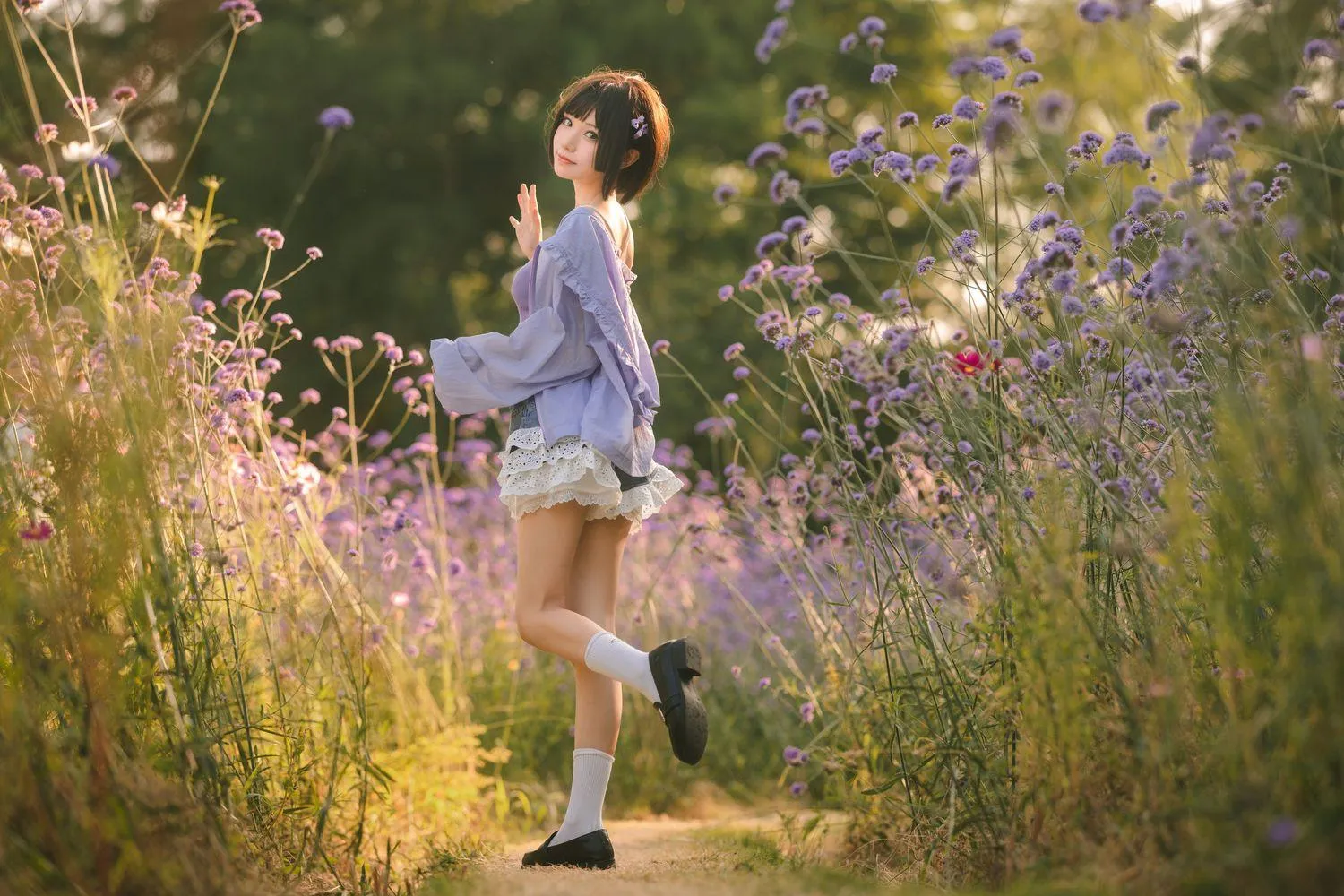 花柒Hana – NO.29 马鞭草 [15P]插图7