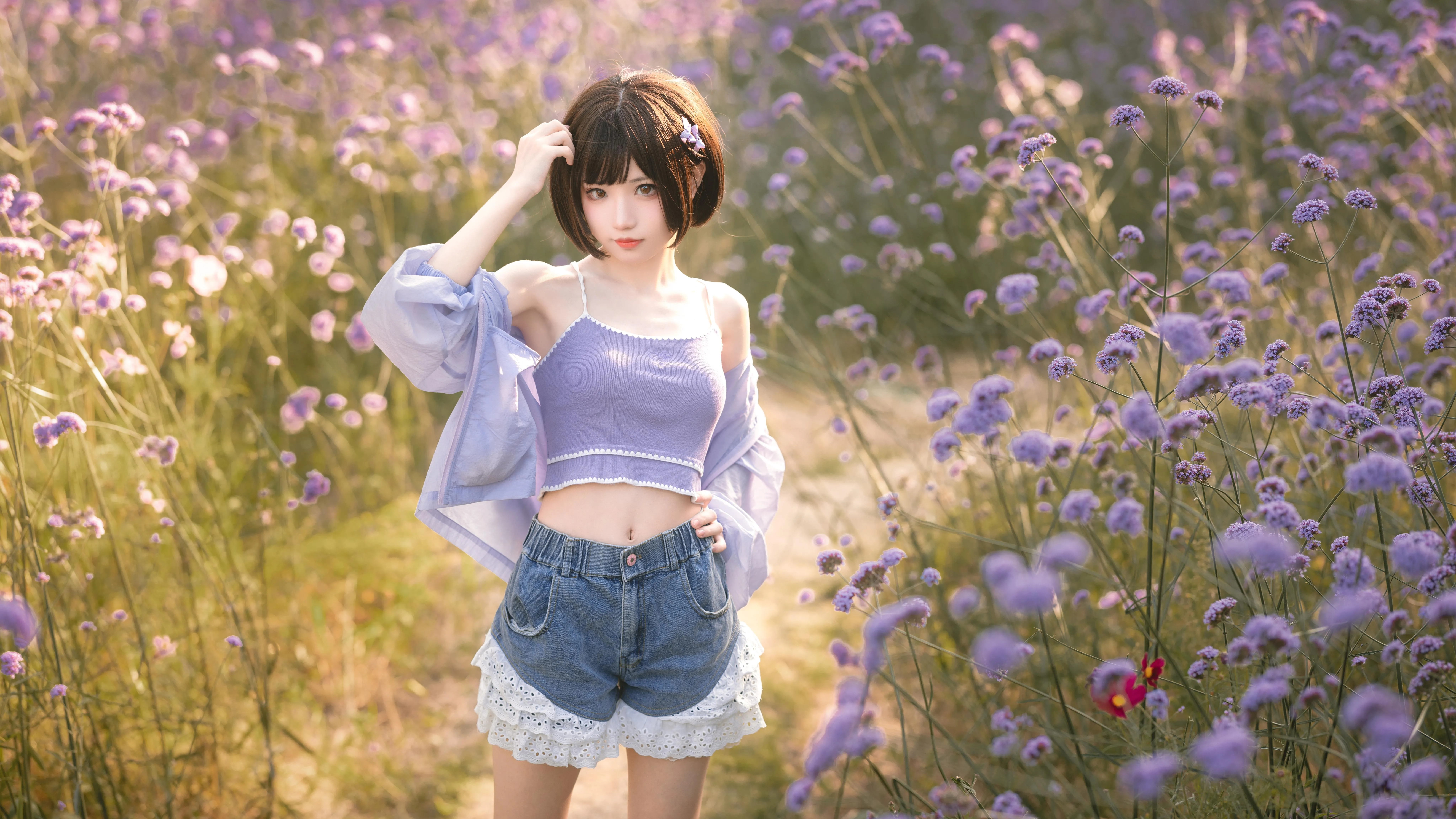 花柒Hana – NO.29 马鞭草 [15P]插图9
