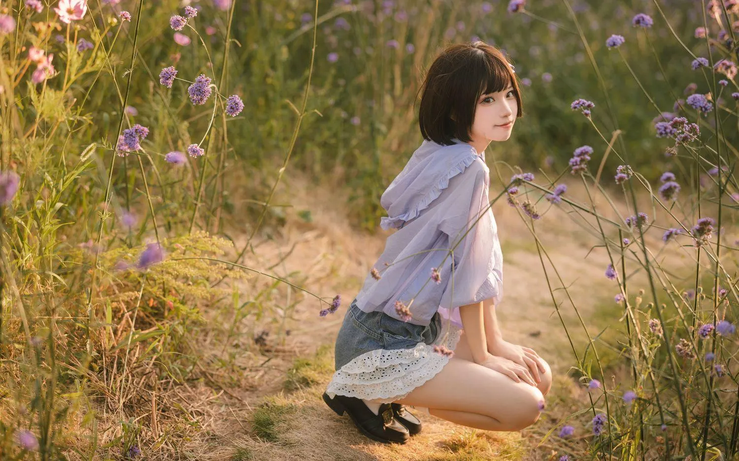 花柒Hana – NO.29 马鞭草 [15P]插图