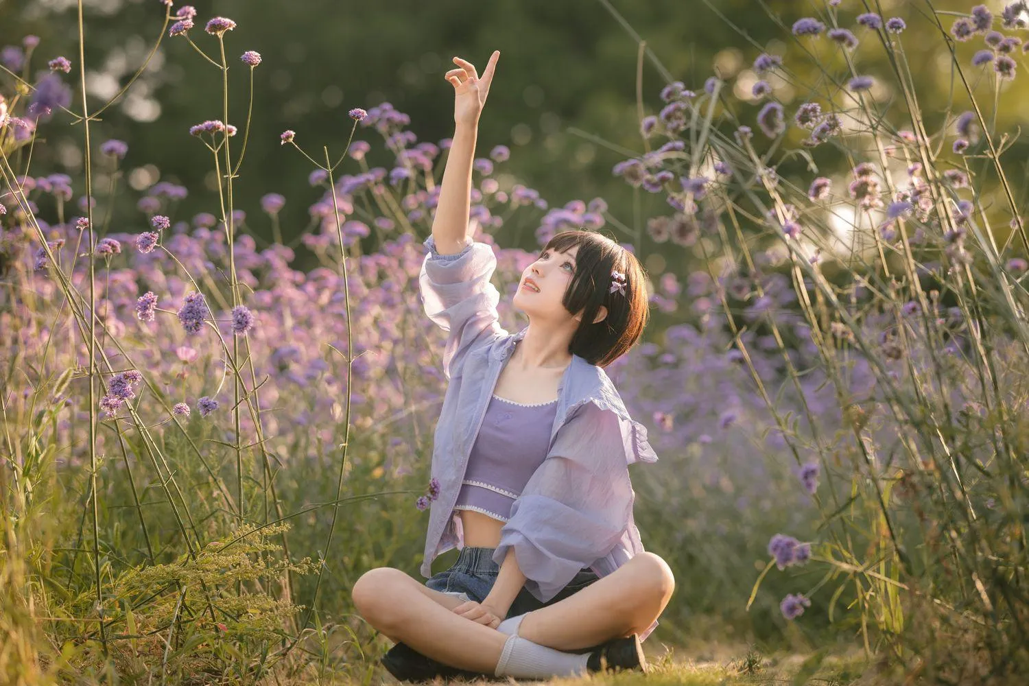花柒Hana – NO.29 马鞭草 [15P]插图3