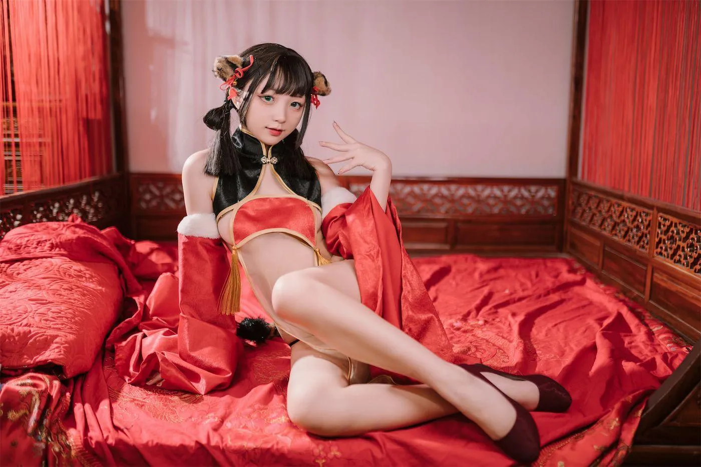 花铃 – NO.01 虎团团 [84P]插图7