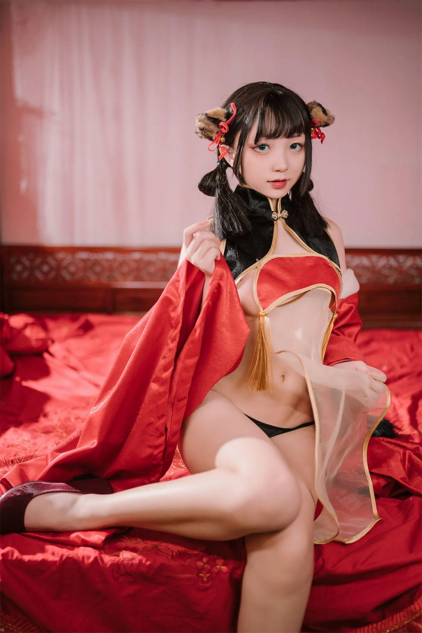 花铃 – NO.01 虎团团 [84P]插图8