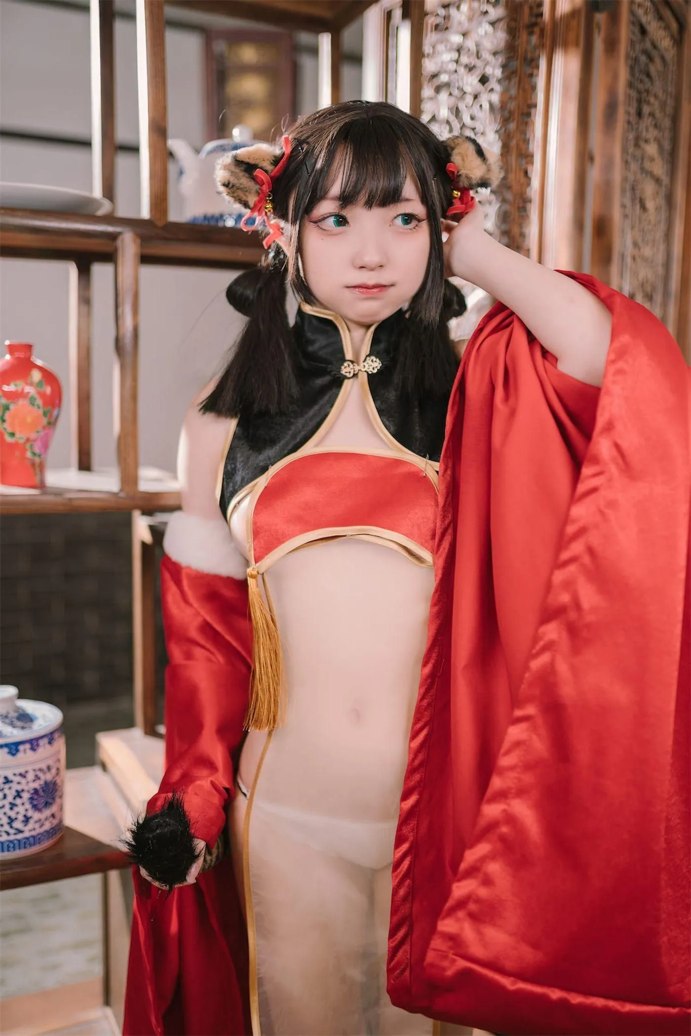 花铃 – NO.01 虎团团 [84P]插图4