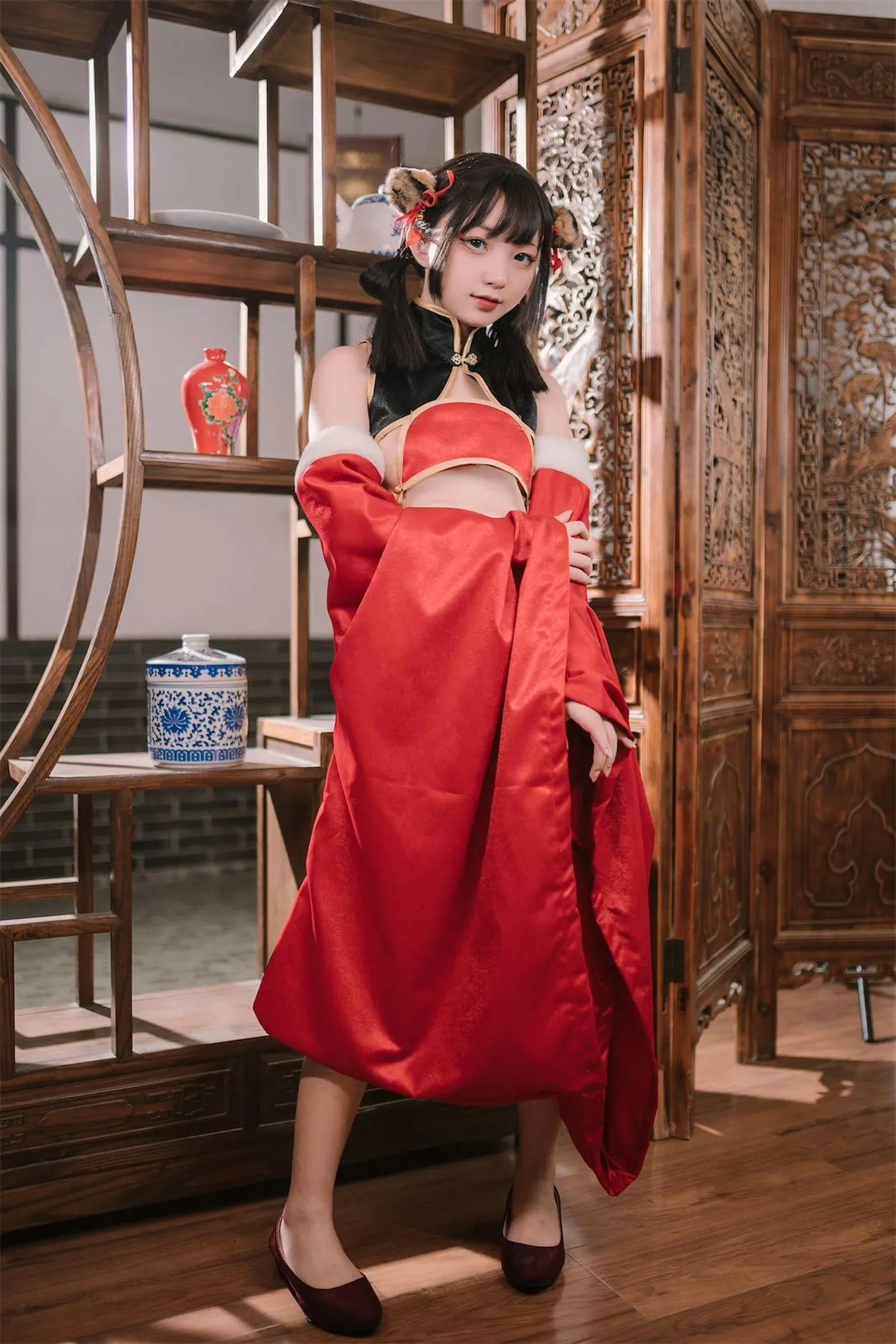 花铃 – NO.01 虎团团 [84P]插图7