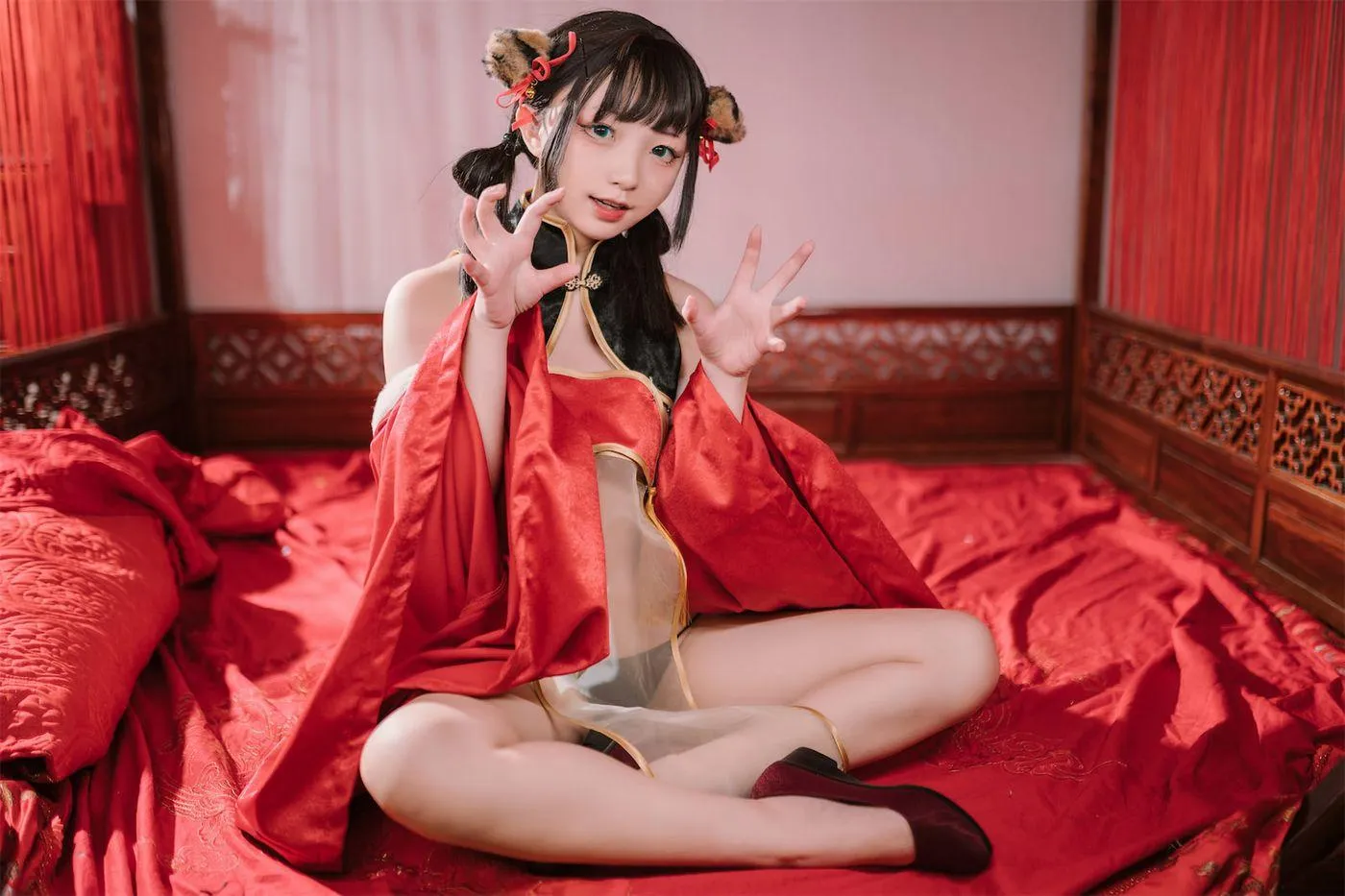 花铃 – NO.01 虎团团 [84P]插图5