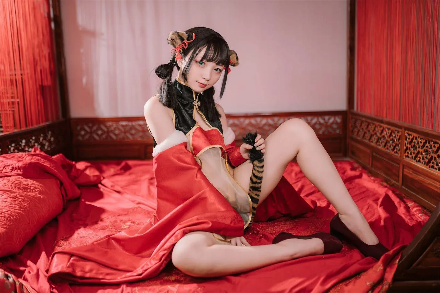 花铃 – NO.01 虎团团 [84P]插图8