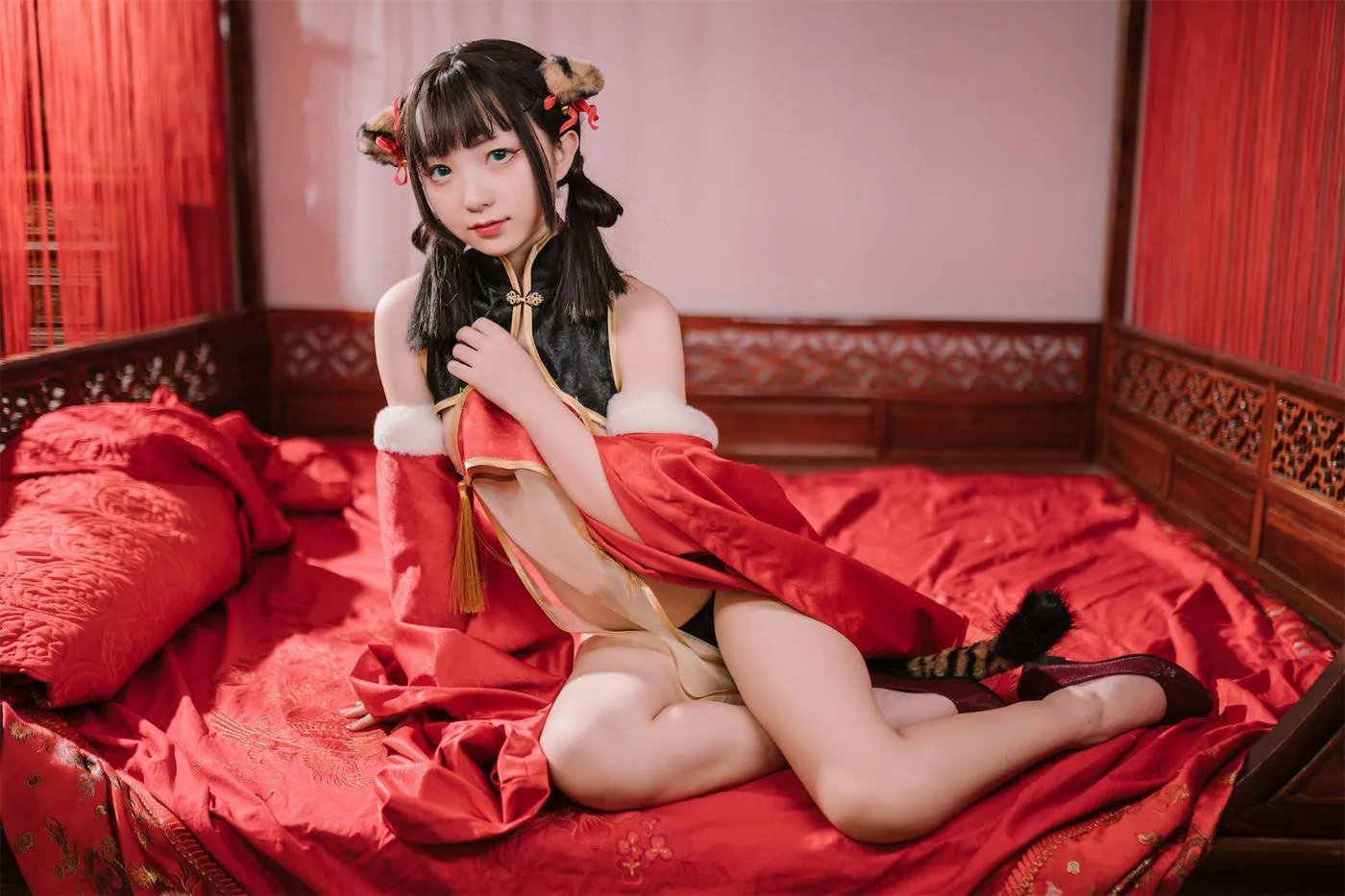 花铃 – NO.01 虎团团 [84P]插图9